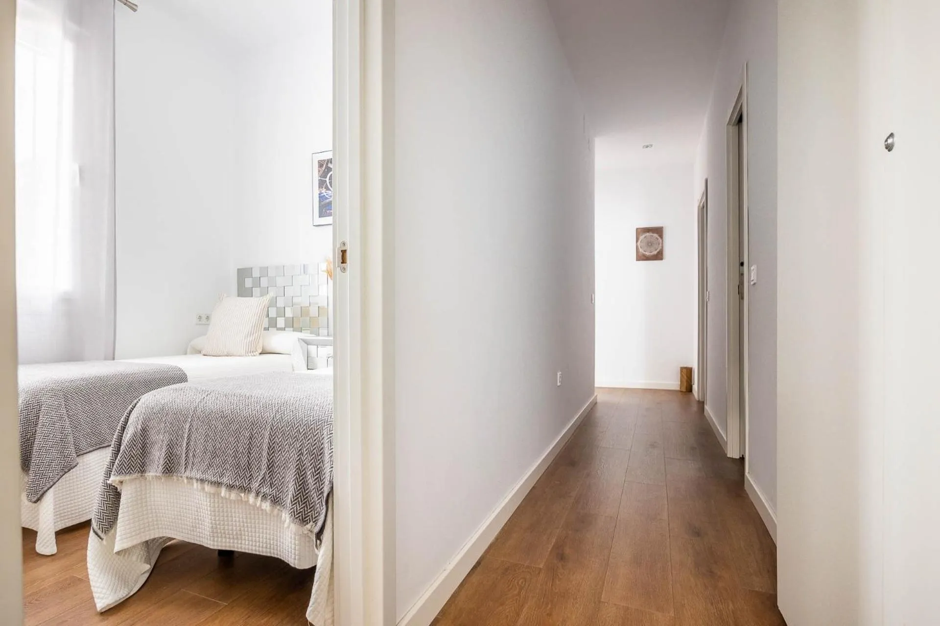 Bed in Apartamento Leyendas de Becquer A4