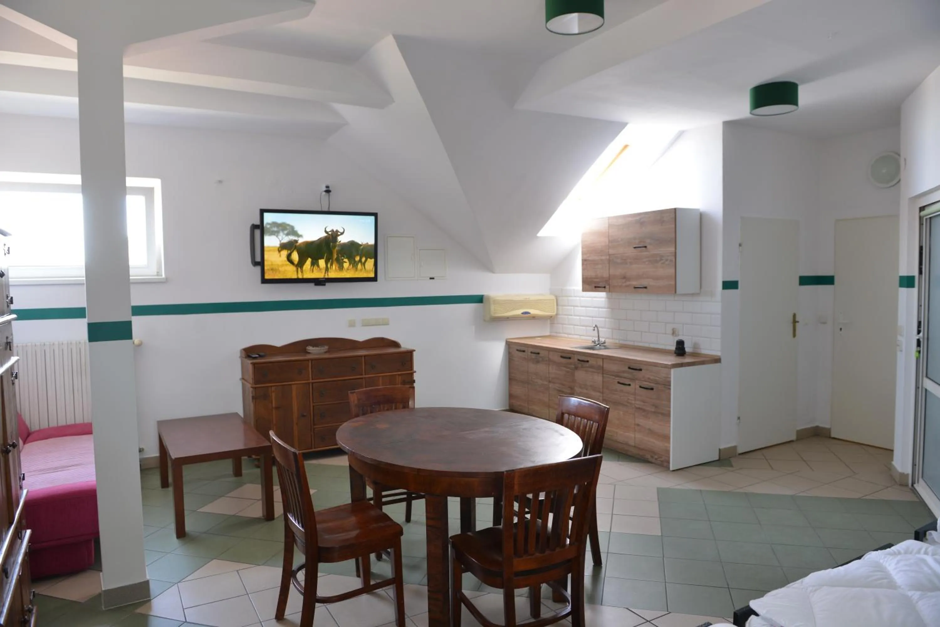 Kitchen or kitchenette in Pokoje Gościnne u Klimosza