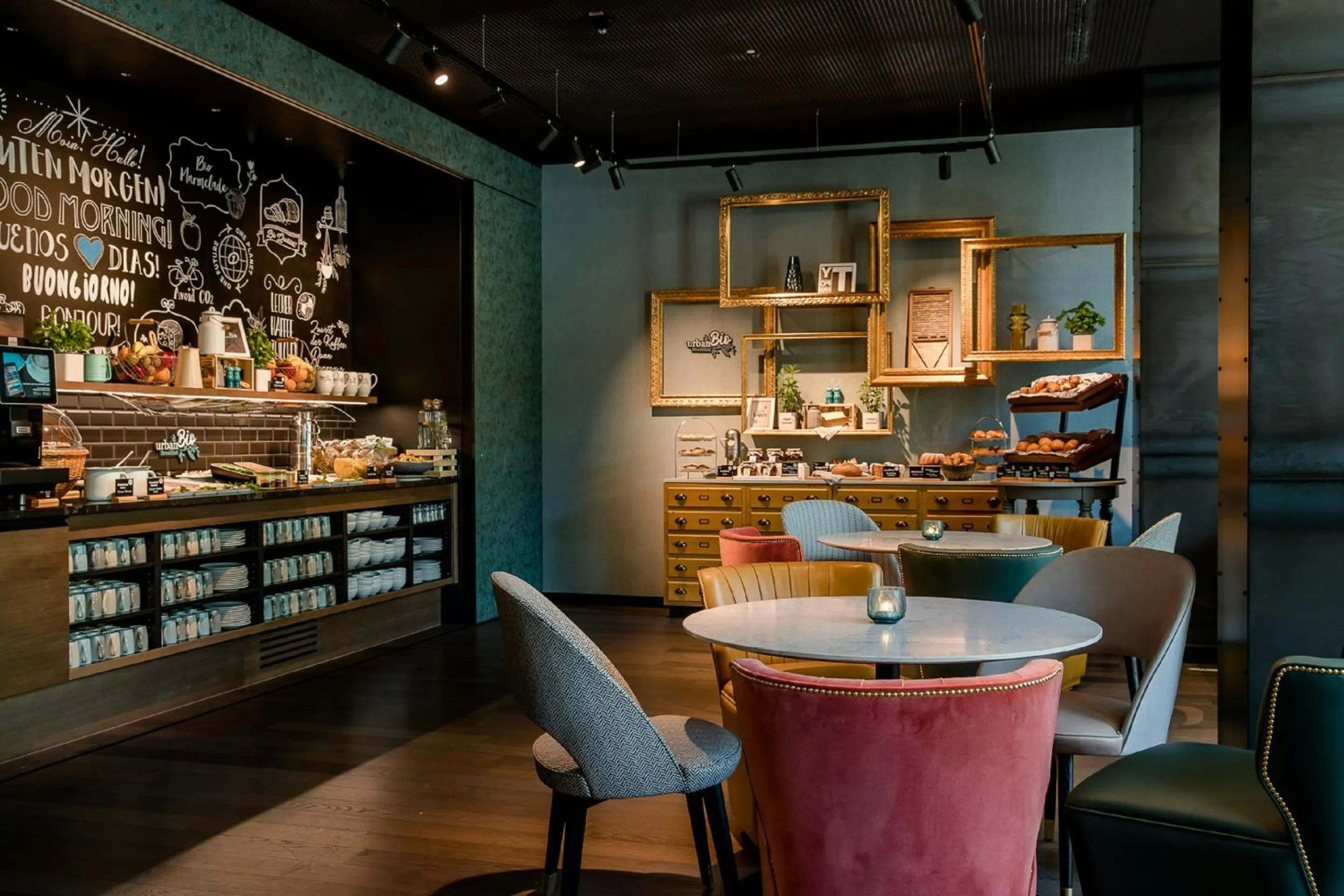Buffet breakfast in Motel One Hannover-Oper