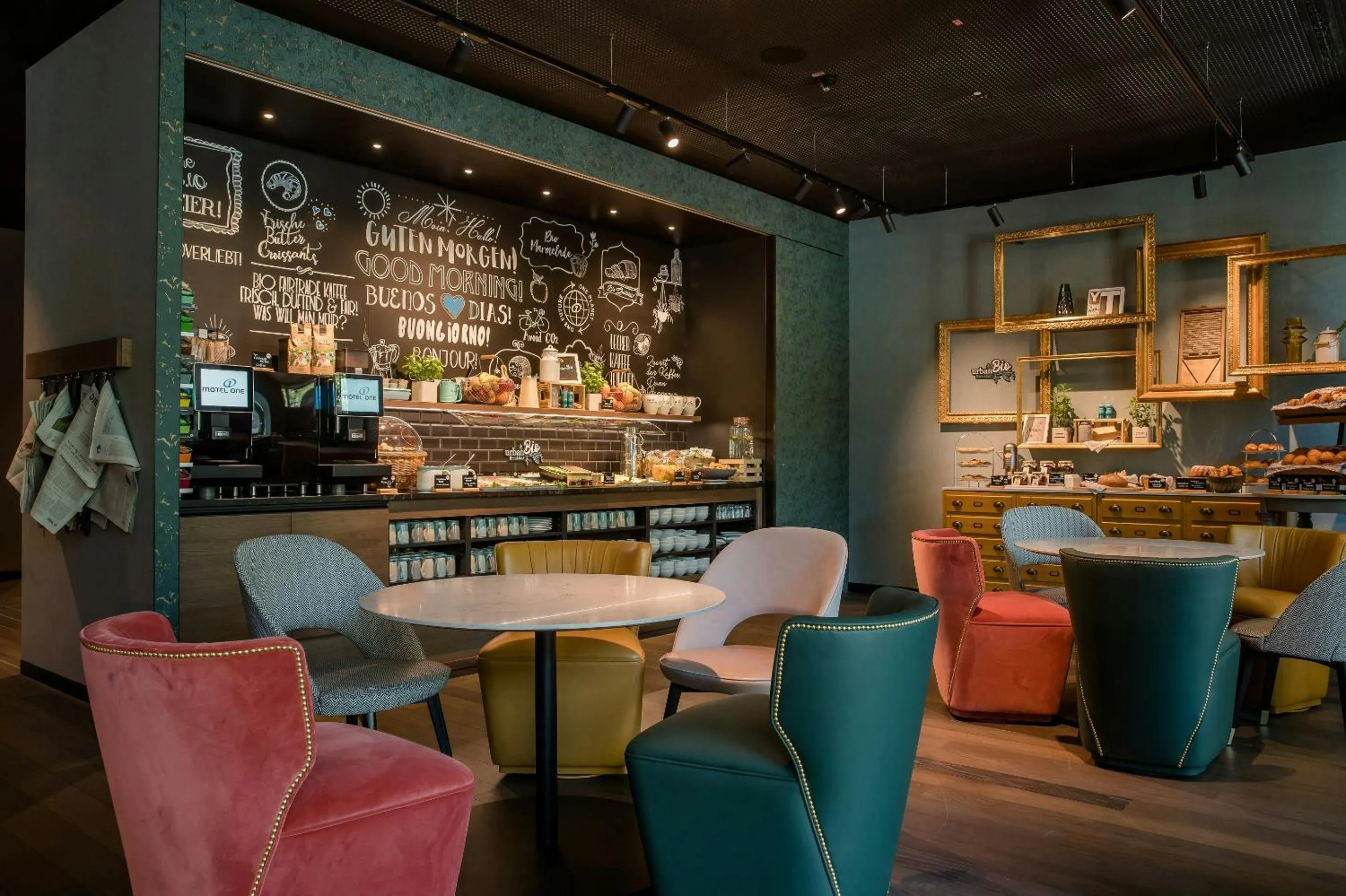 Buffet breakfast in Motel One Hannover-Oper