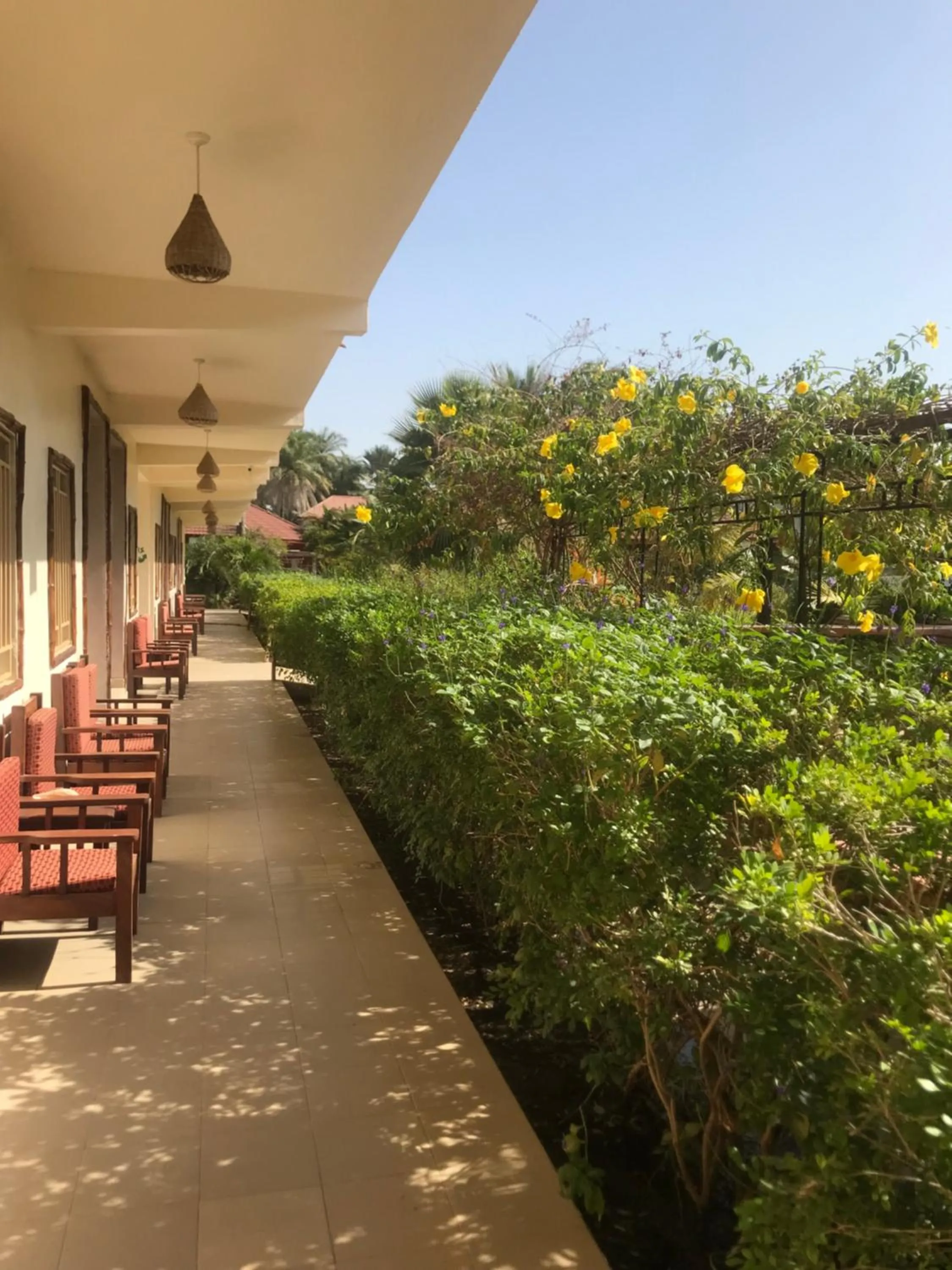 Patio in Bamboo Garden Hotel