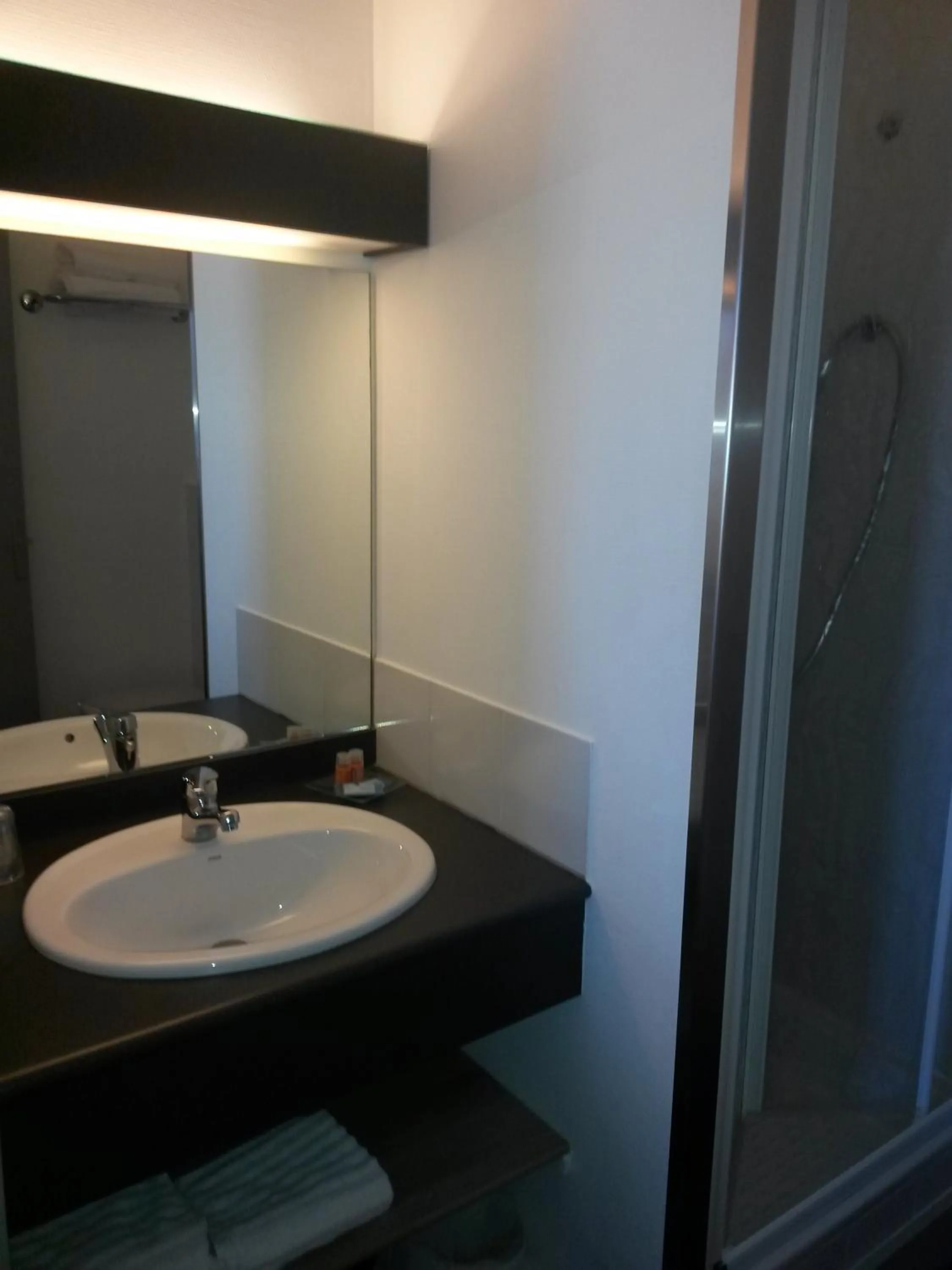 Bathroom in The Originals Boutique, Hôtel Alizé, Évian-les-Bains