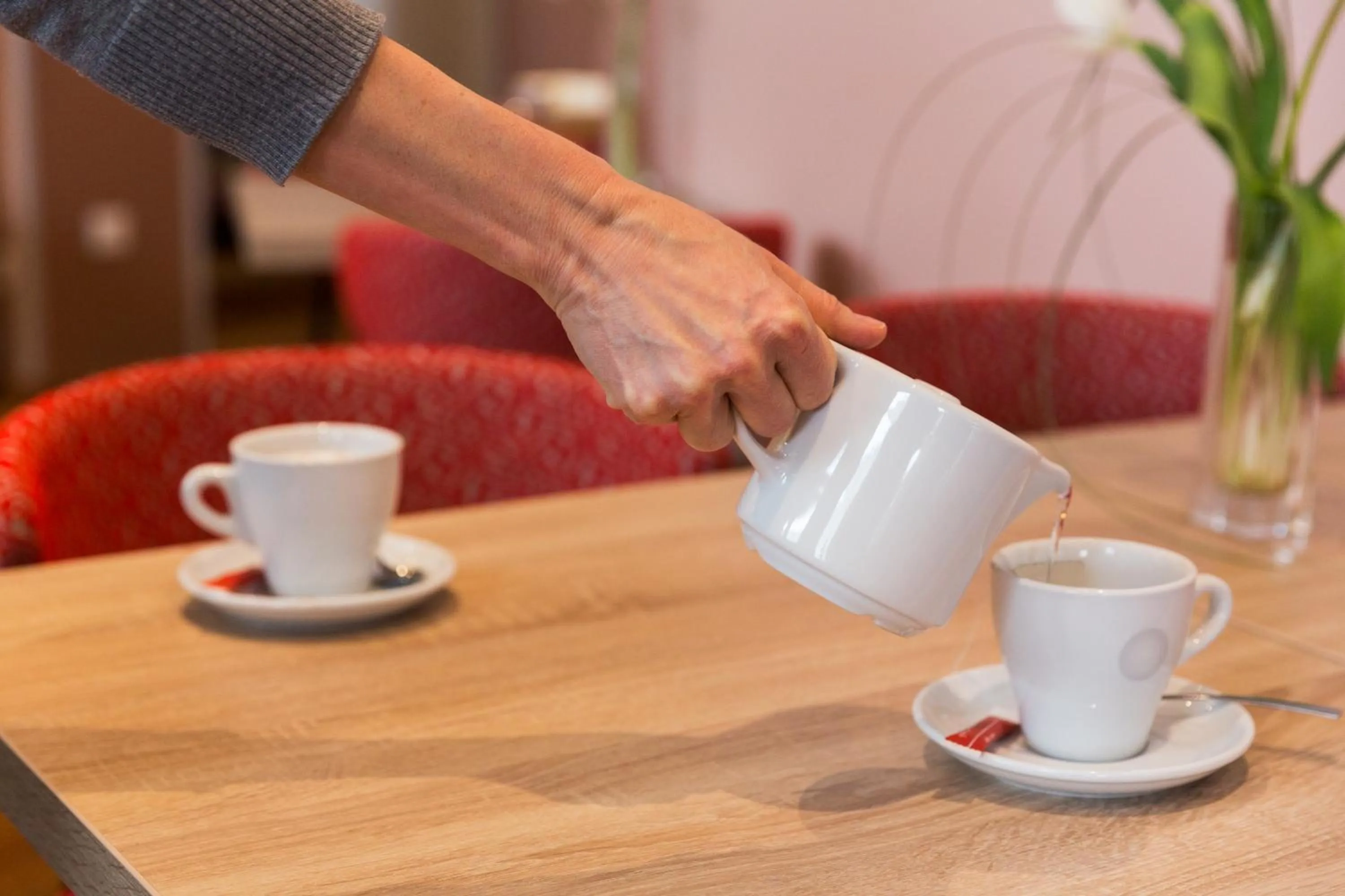 Buffet breakfast in The Originals Boutique, Hôtel Alizé, Évian-les-Bains
