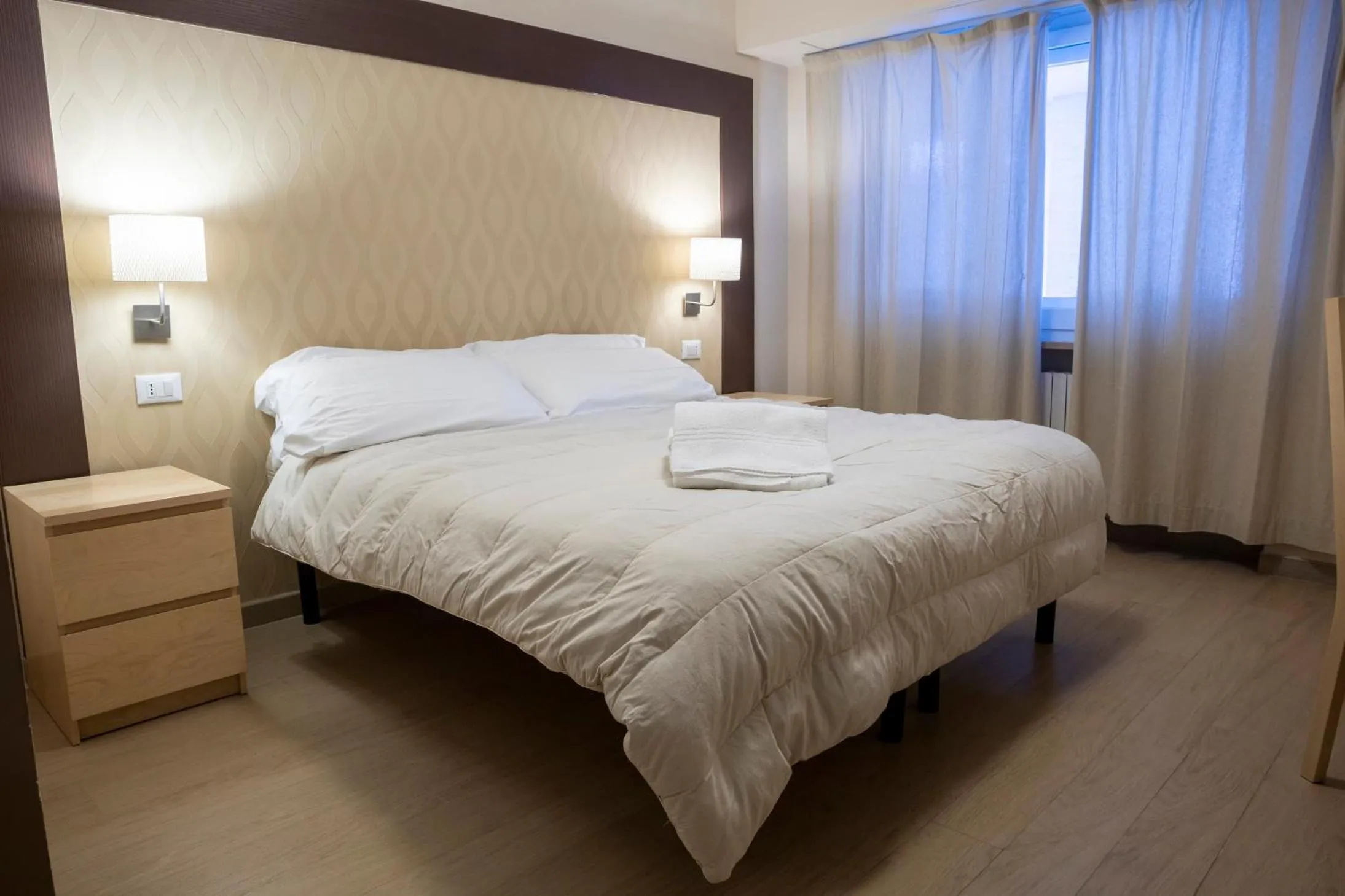 Bed in Hotel Hermitage