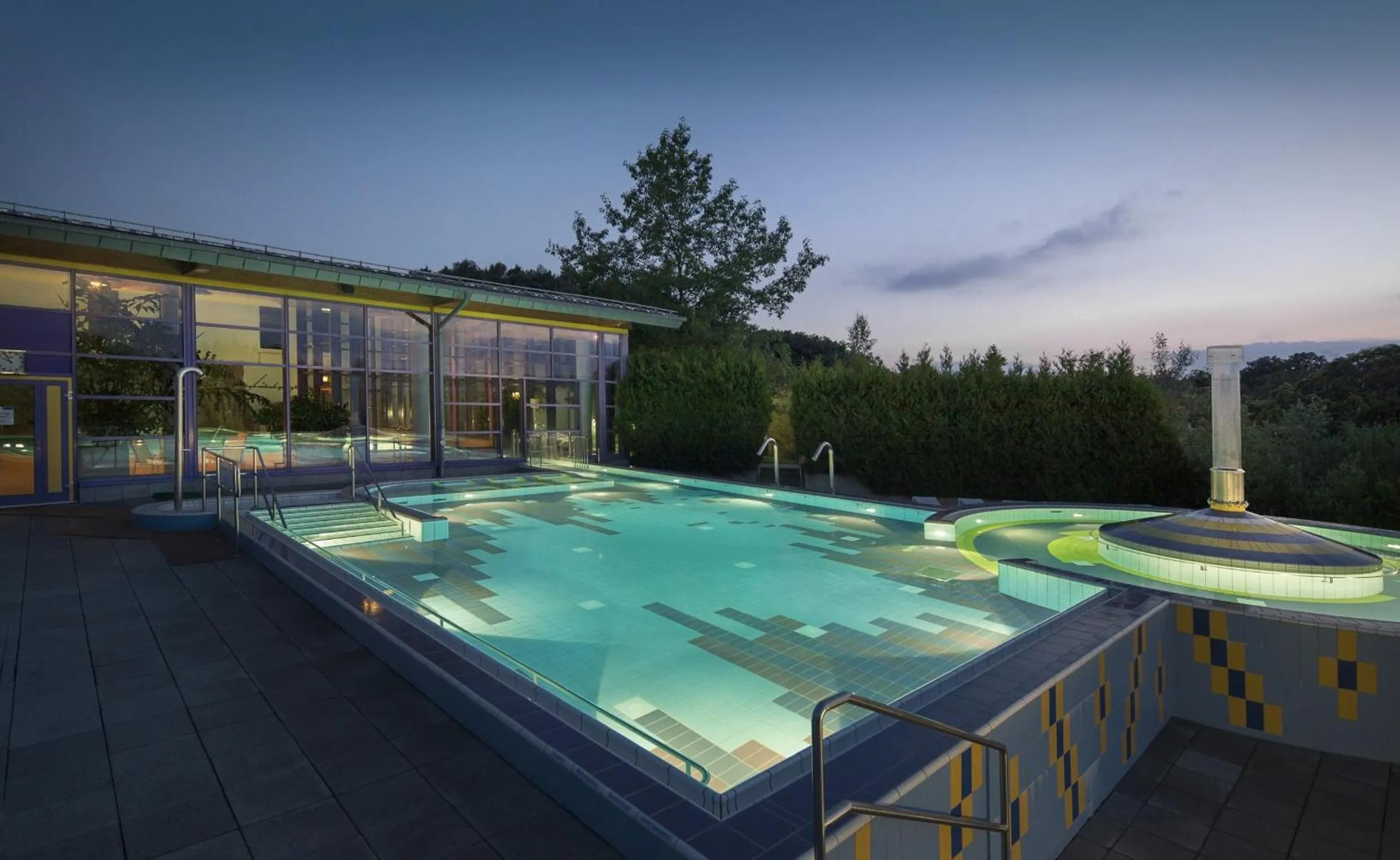 Hot Spring Bath in Hotel Waldmühle