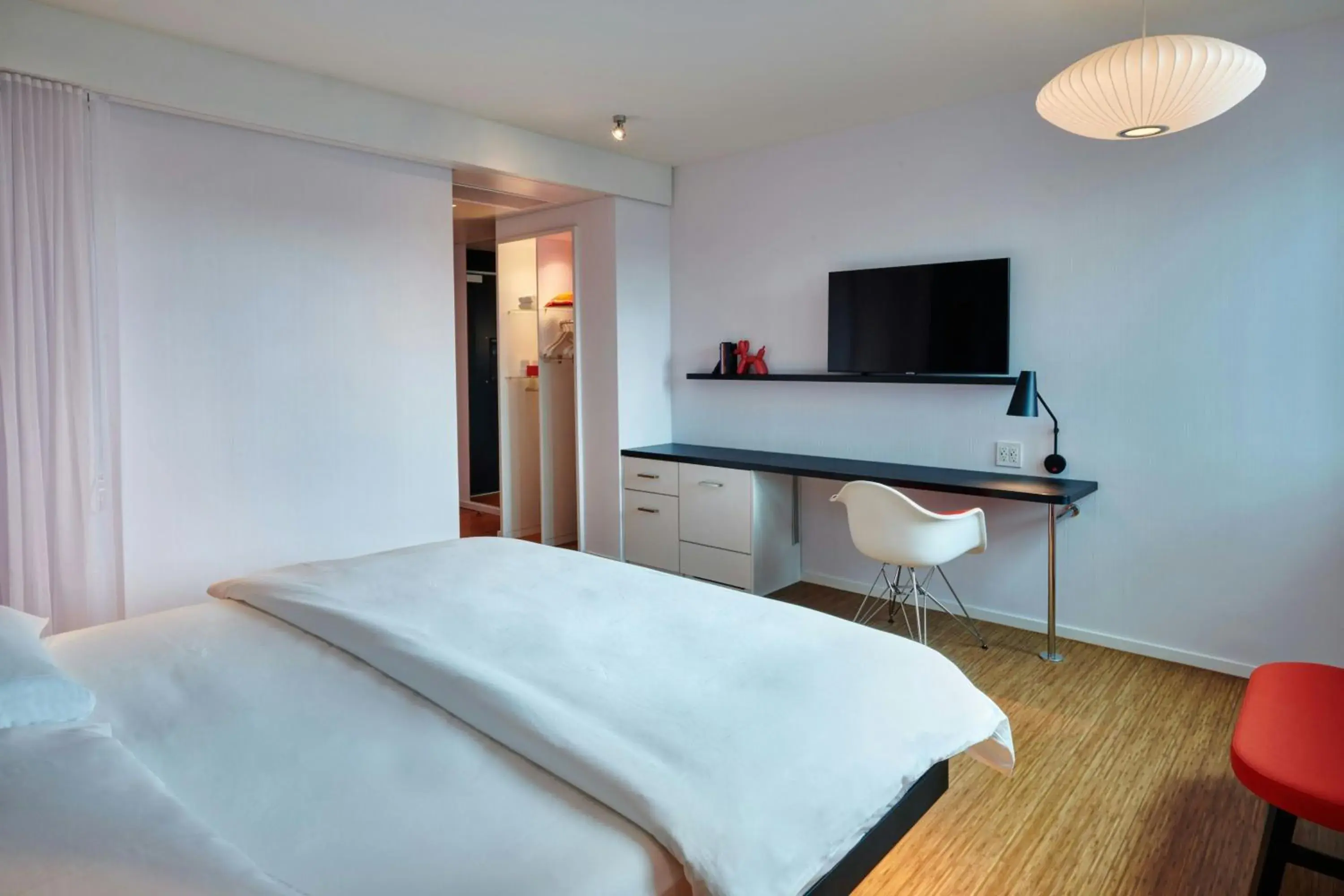 Bedroom, Bed in citizenM Washington DC NoMa Bedroom, Bed in citizenM Washington DC NoMa