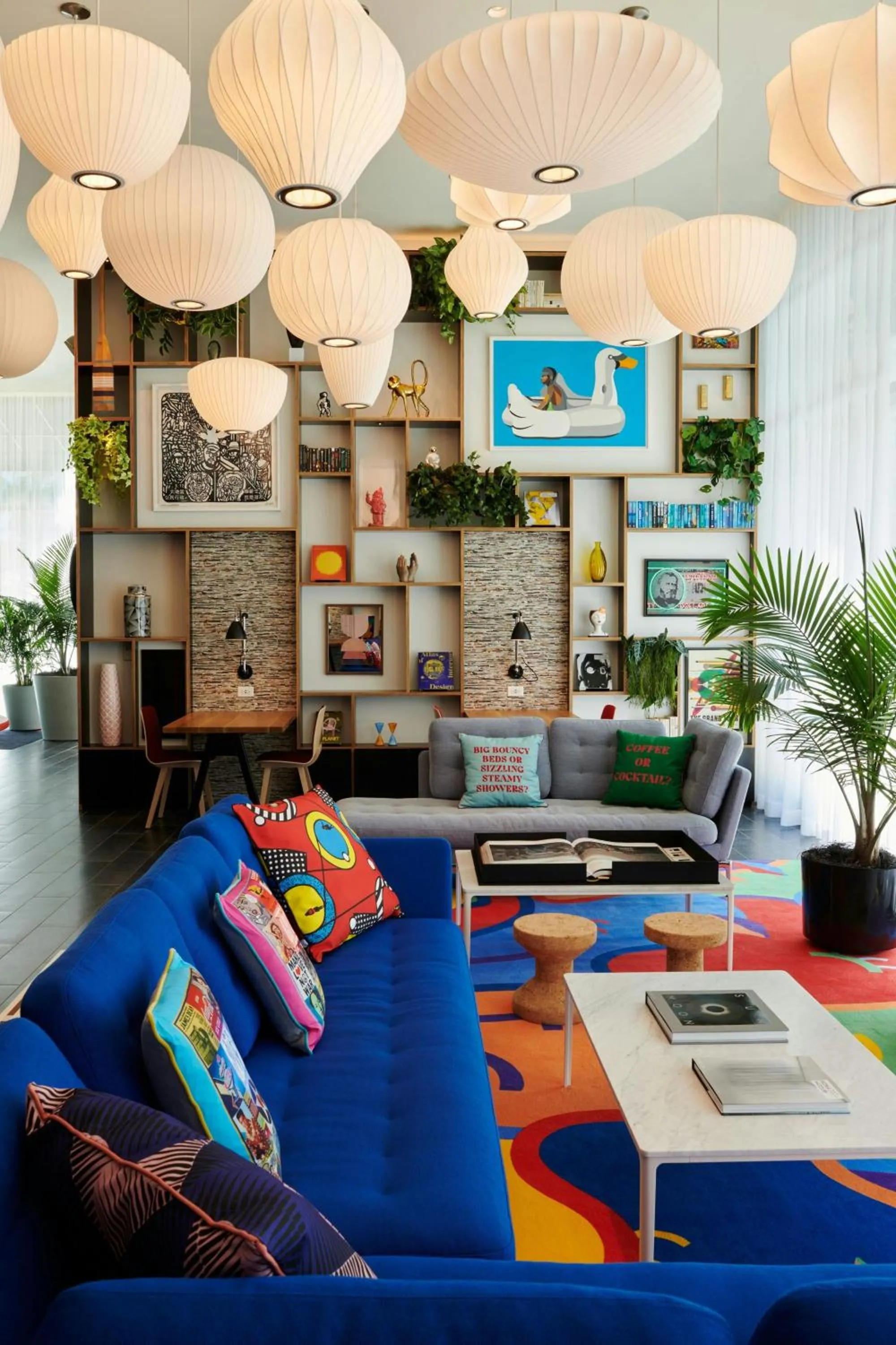 Lobby or reception in citizenM Washington DC NoMa