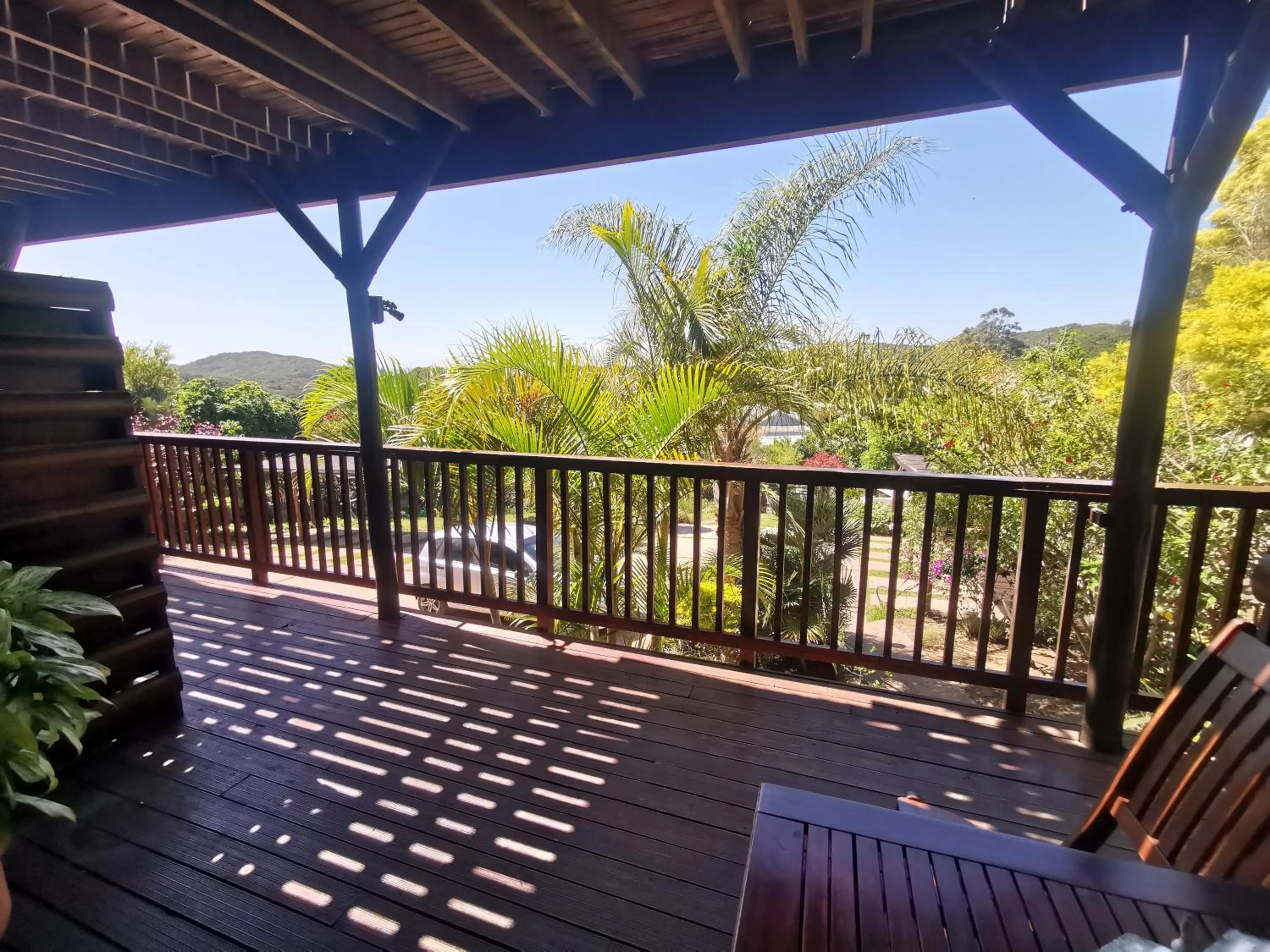 Balcony/Terrace in THE THATCH HIDE
