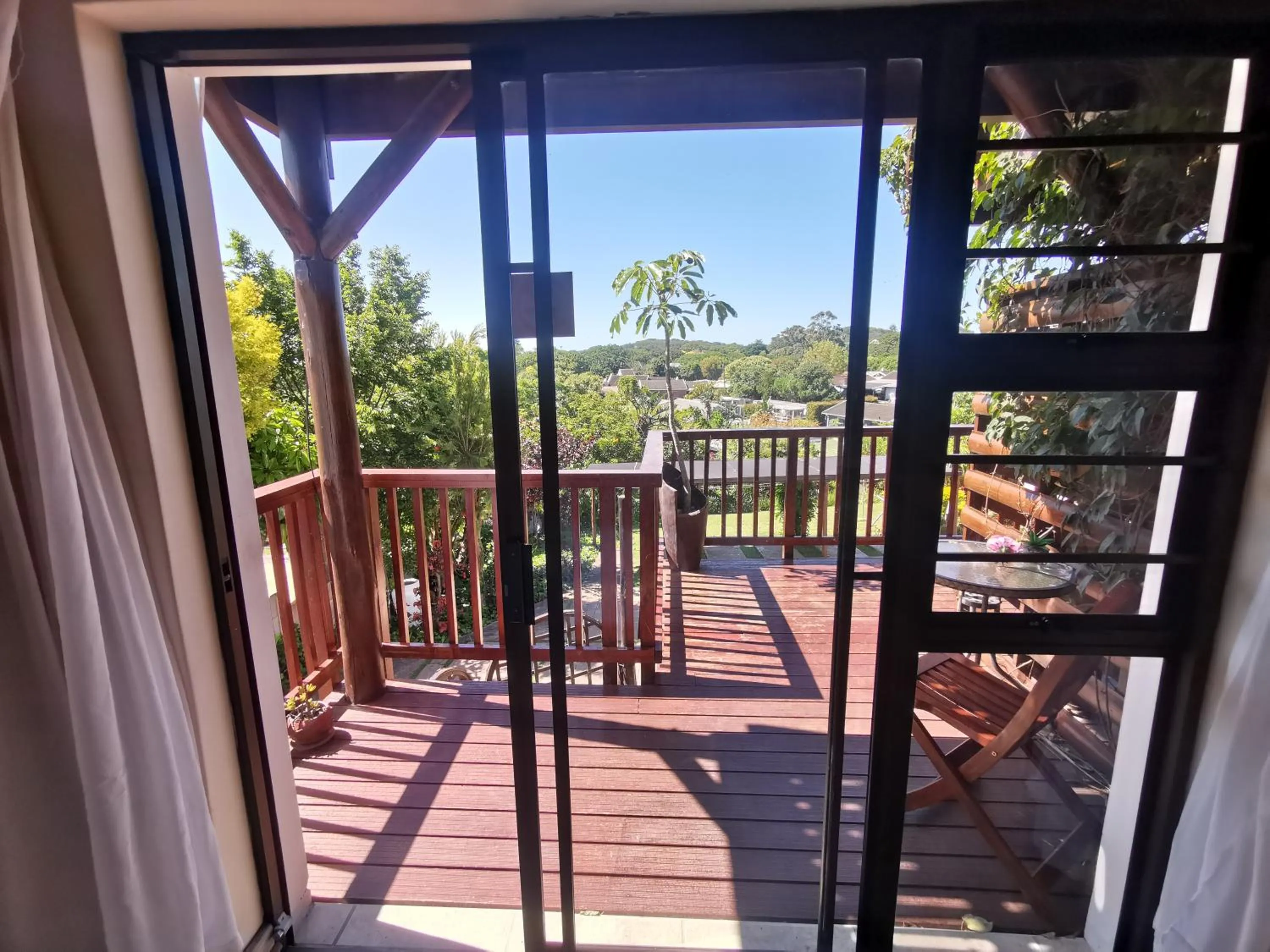 Balcony/Terrace in THE THATCH HIDE