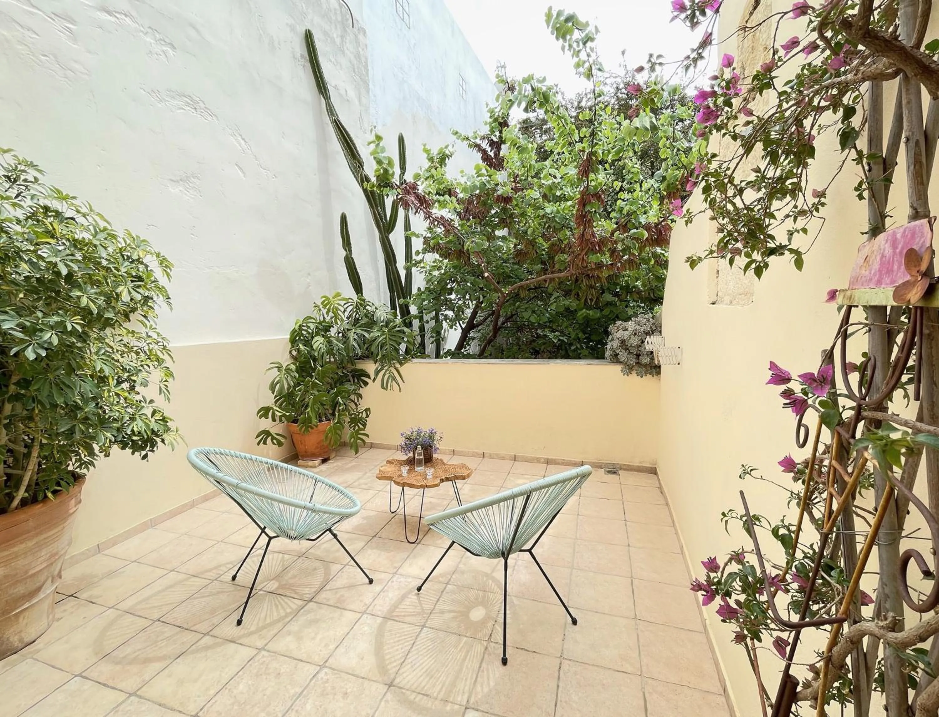 Patio in Four Seasons of Bliss at Sohora Hotel