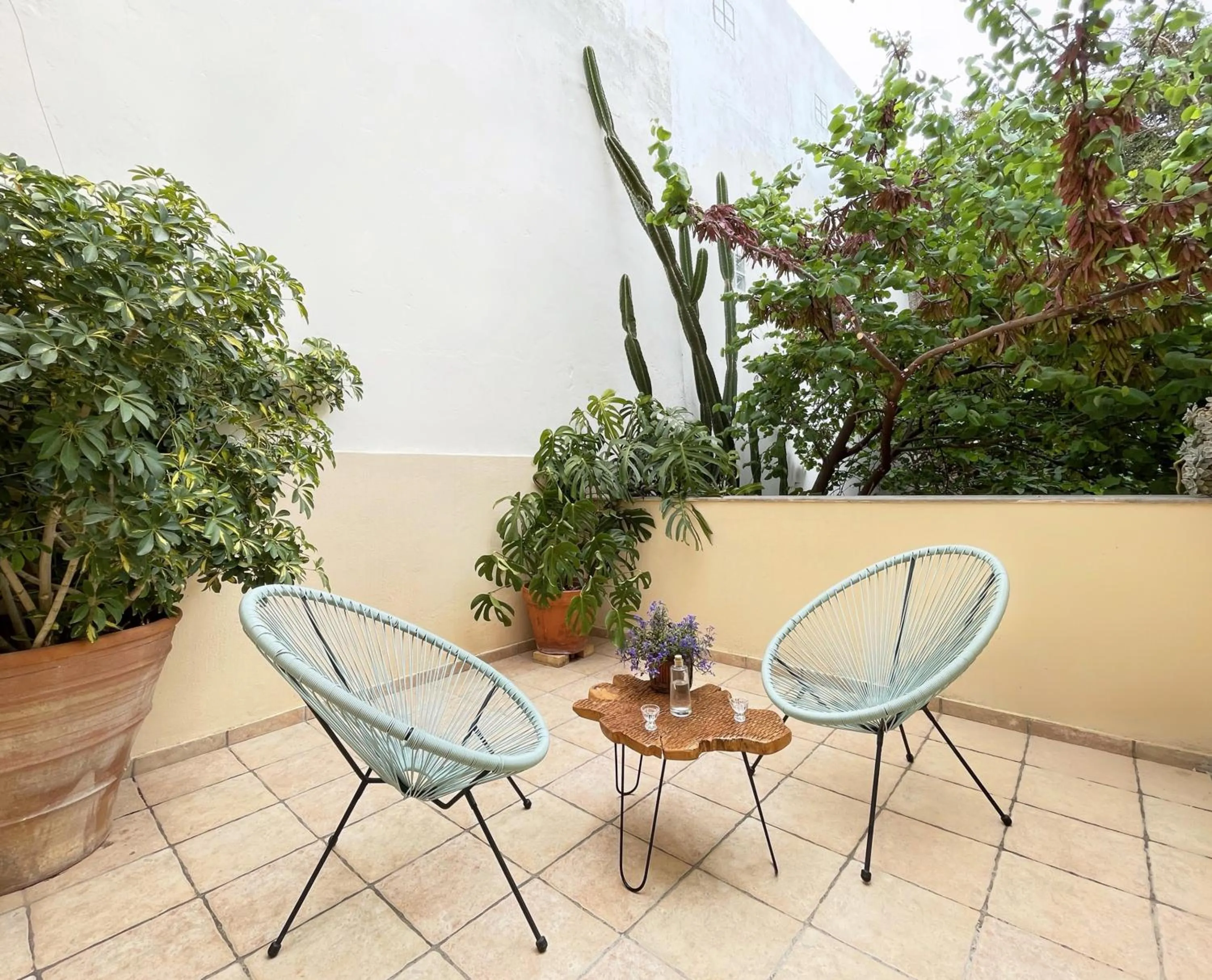 Patio in Four Seasons of Bliss at Sohora Hotel