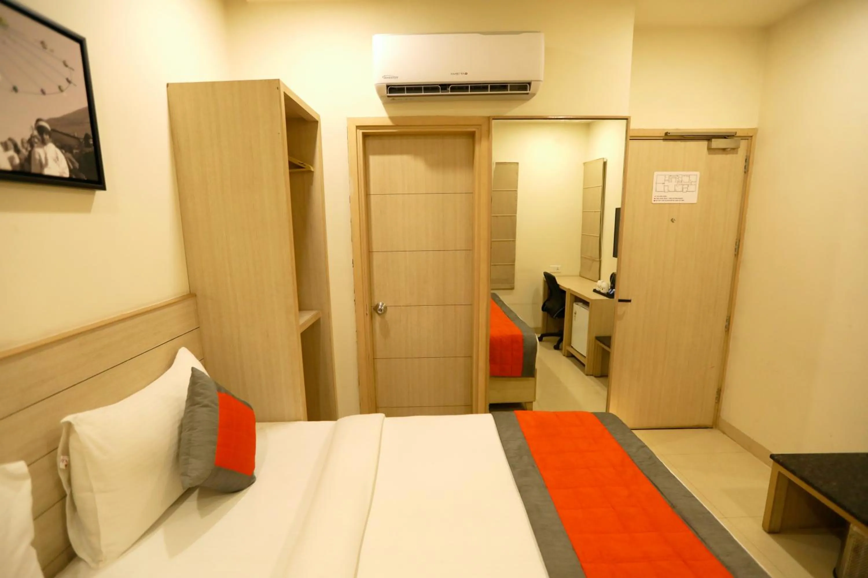 Photo of the whole room, Bed in Sagar Hotel JUST 5 MIN FROM GOLDEN TEMPLE