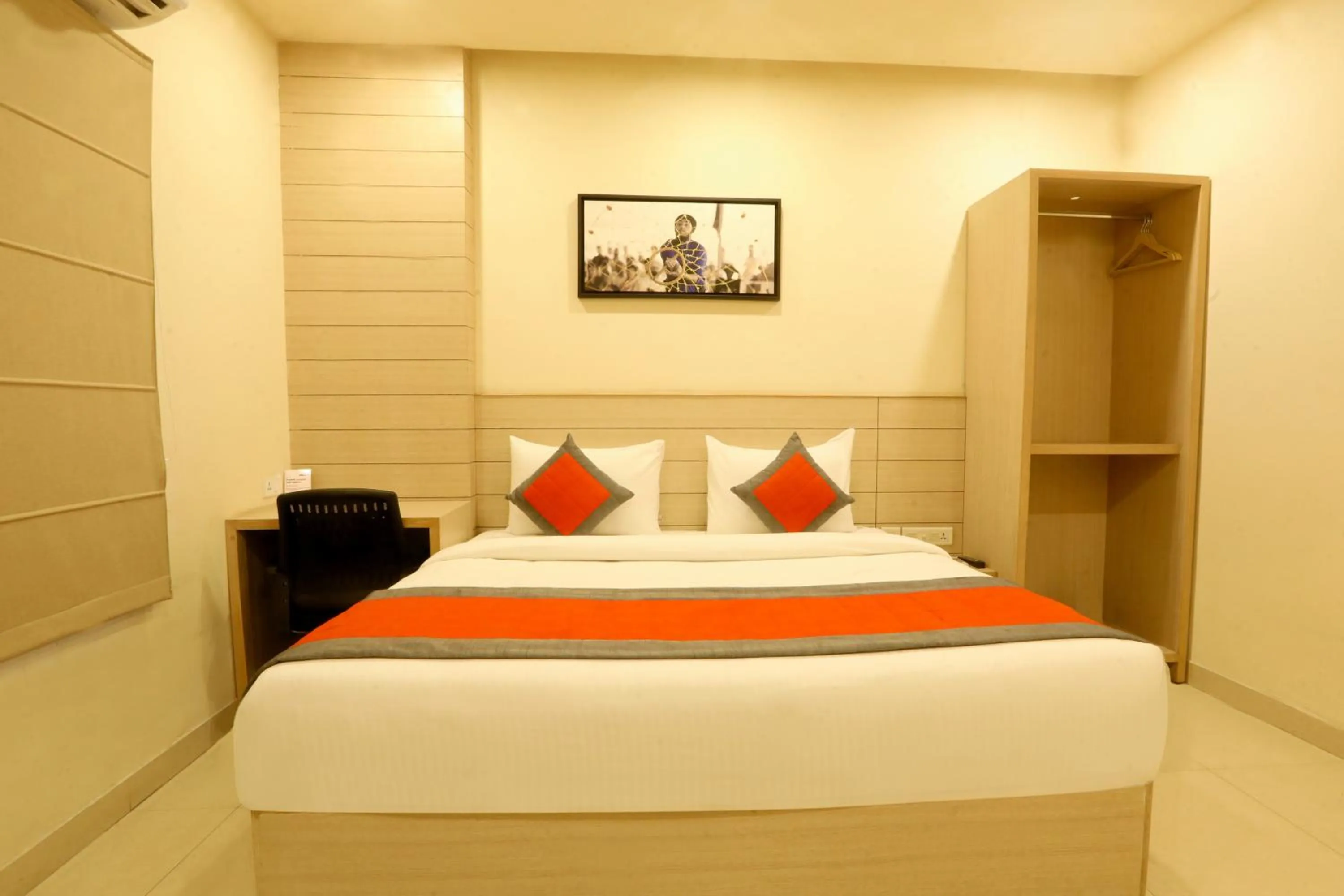 Photo of the whole room, Bed in Sagar Hotel JUST 5 MIN FROM GOLDEN TEMPLE