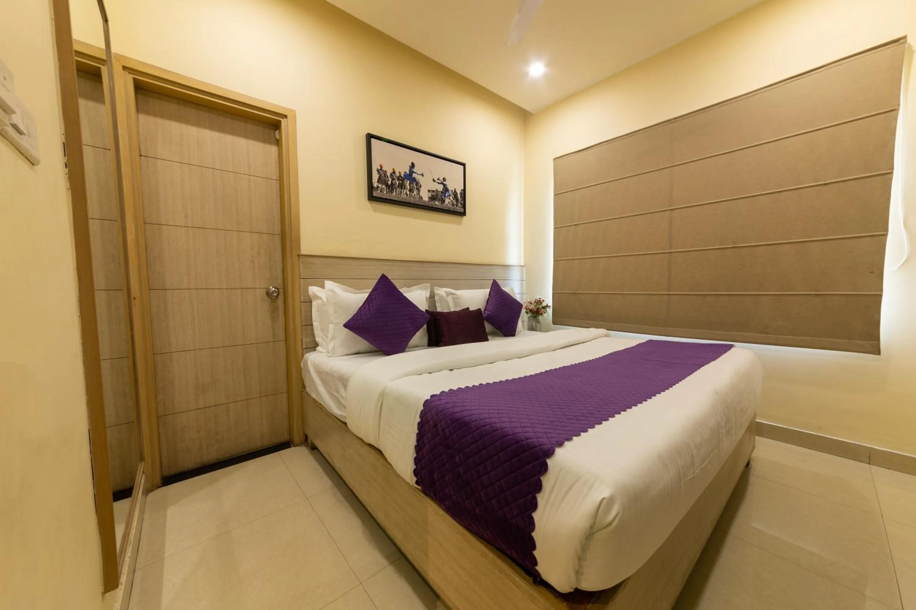 Photo of the whole room, Bed in Sagar Hotel JUST 5 MIN FROM GOLDEN TEMPLE