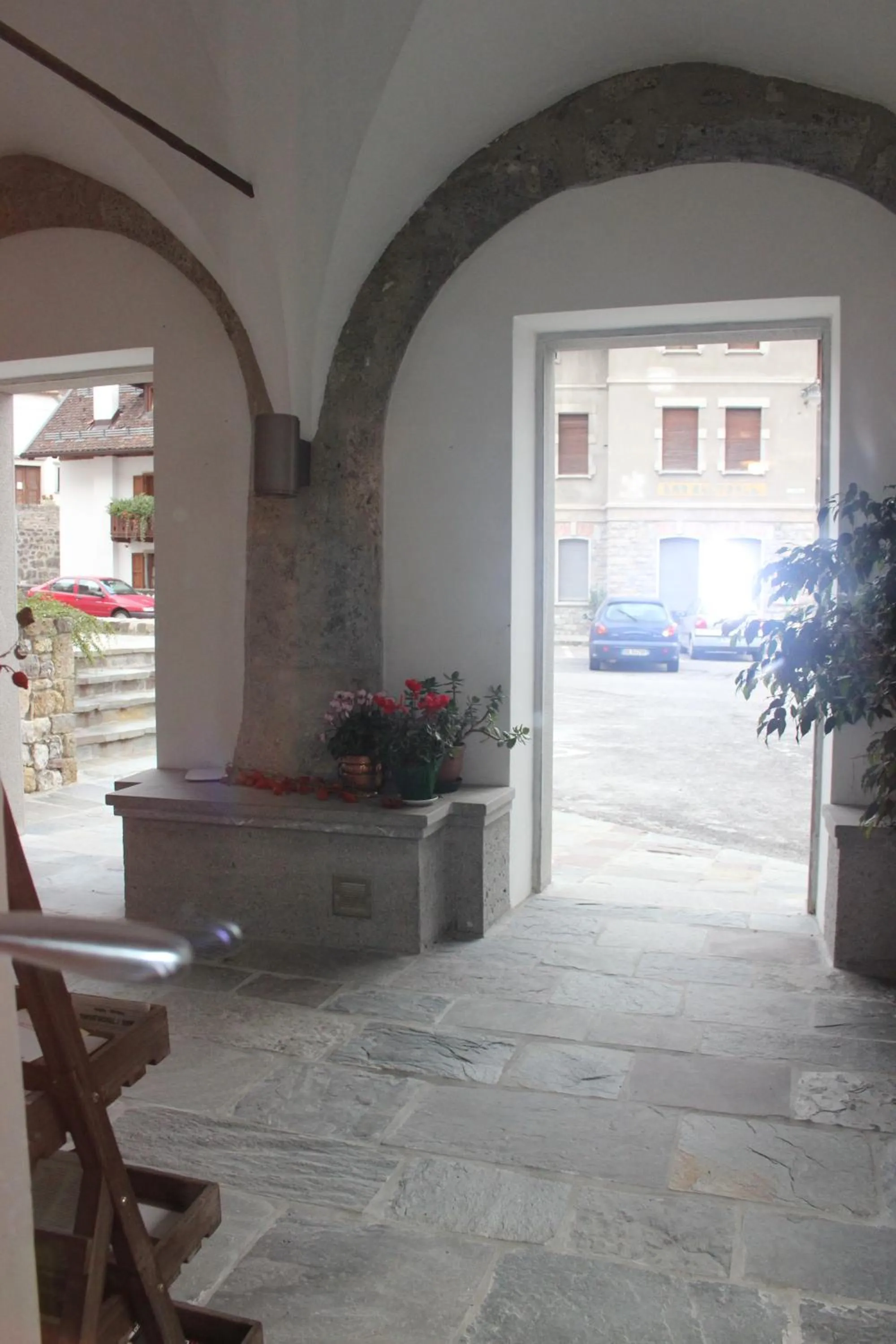 Patio in Albergo Alle Alpi