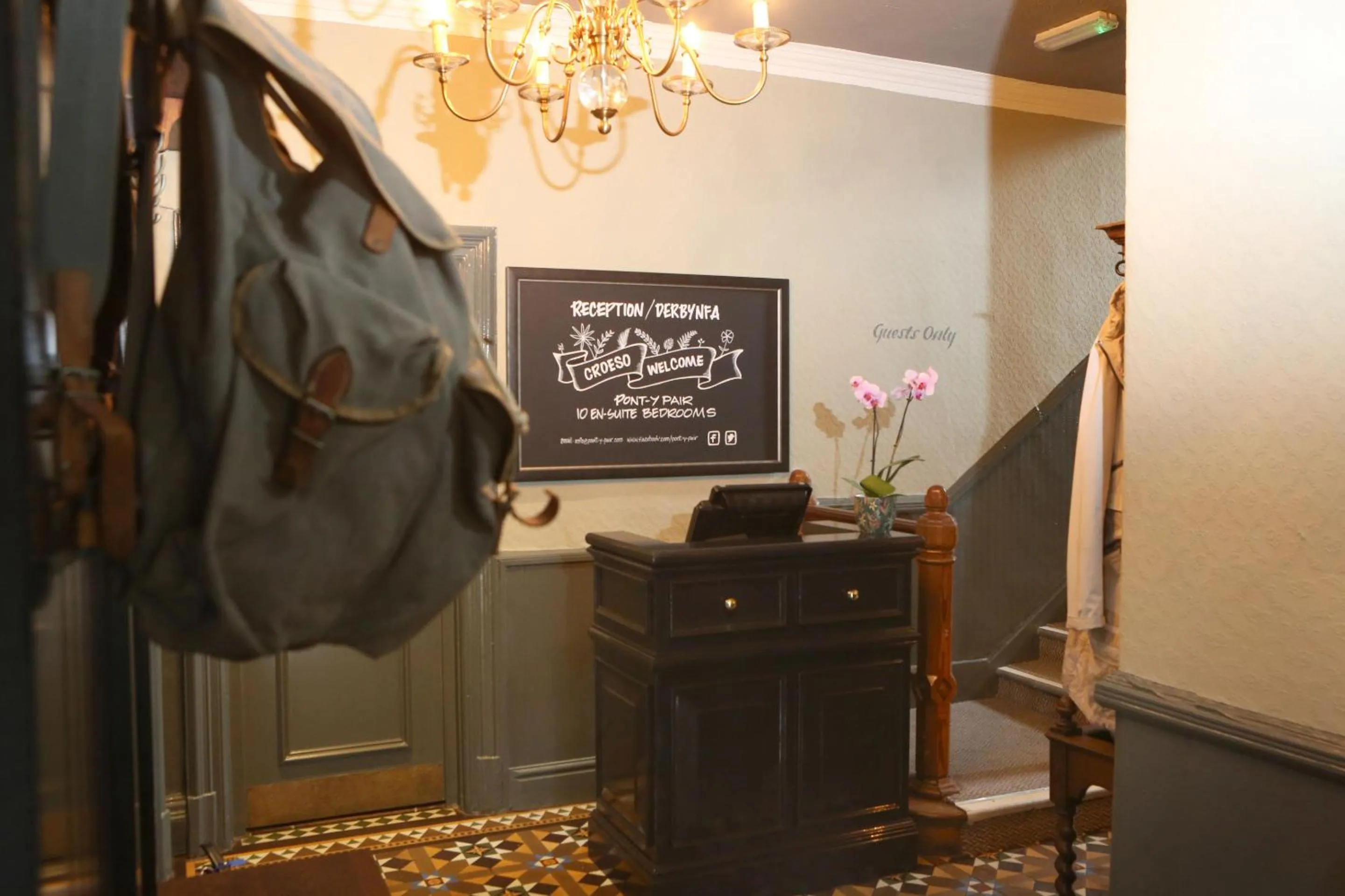 Lobby or reception in Pont Y Pair Inn