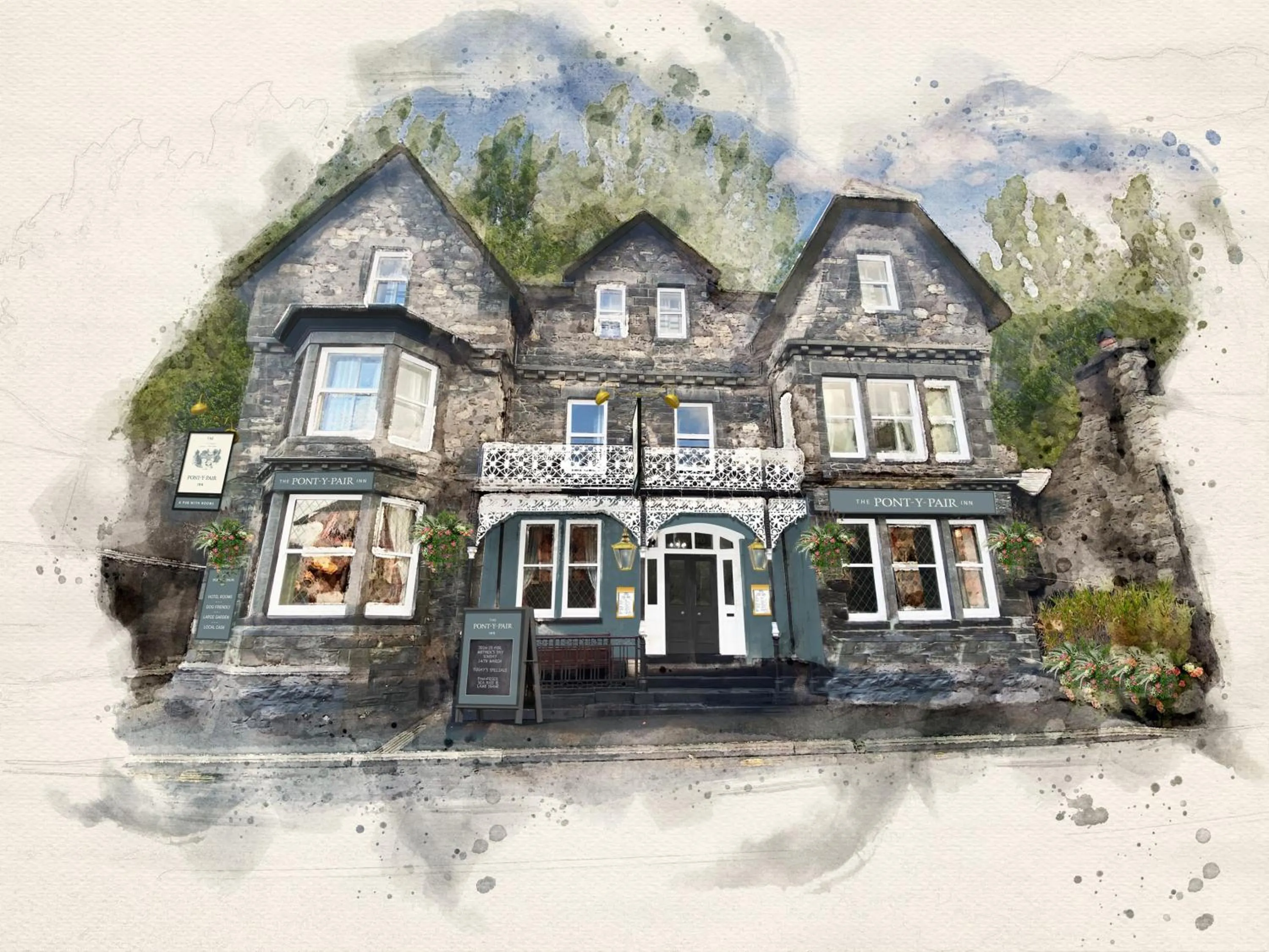 Property building in Pont Y Pair Inn