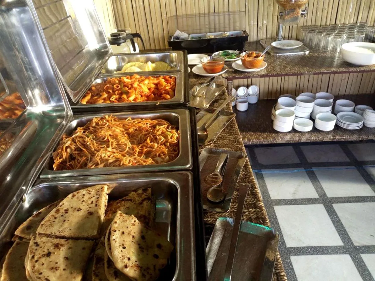 Food in Rajputana Haveli - Jaipur