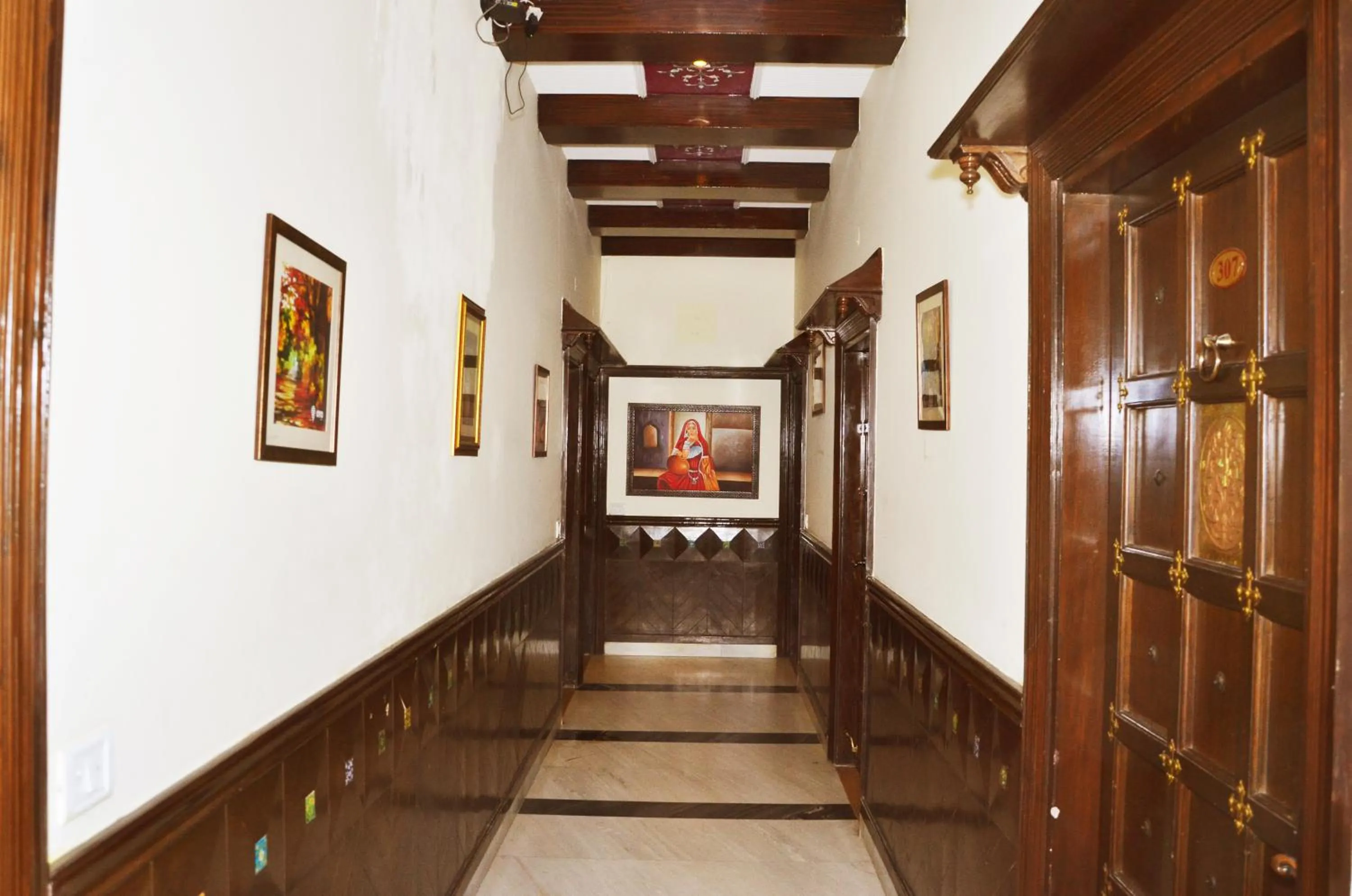 Floor plan in Rajputana Haveli - Jaipur