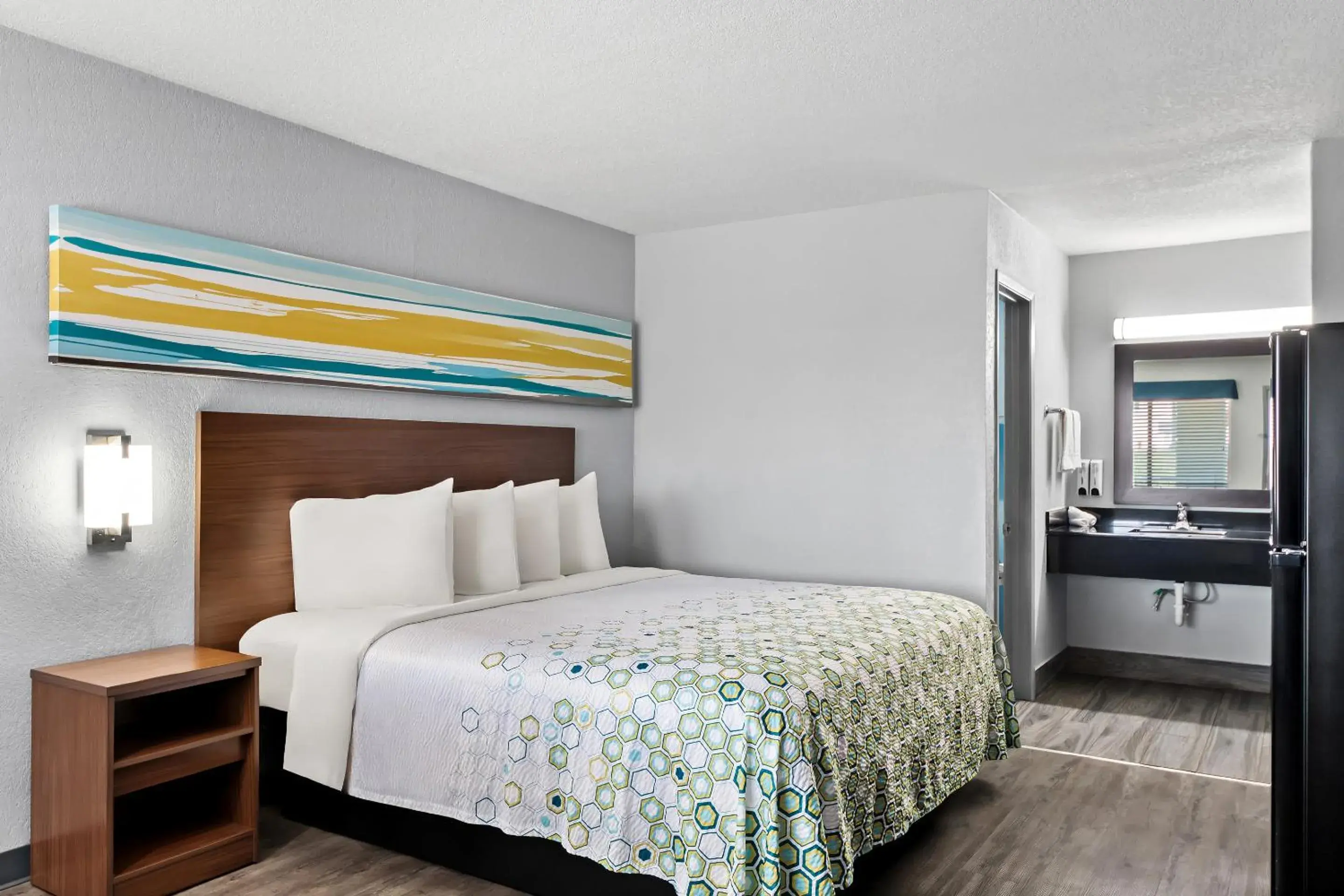 Photo of the whole room, Bed in HomeTowne Studios by Red Roof San Antonio E - Frost Bank Center Photo of the whole room, Bed in HomeTowne Studios by Red Roof San Antonio E - Frost Bank Center