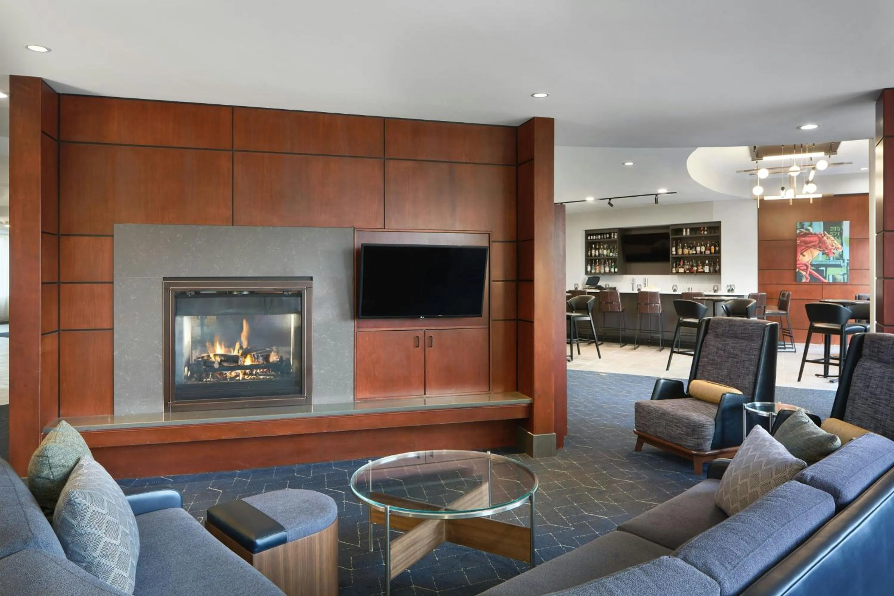 Lobby or reception in Courtyard by Marriott Saratoga Springs
