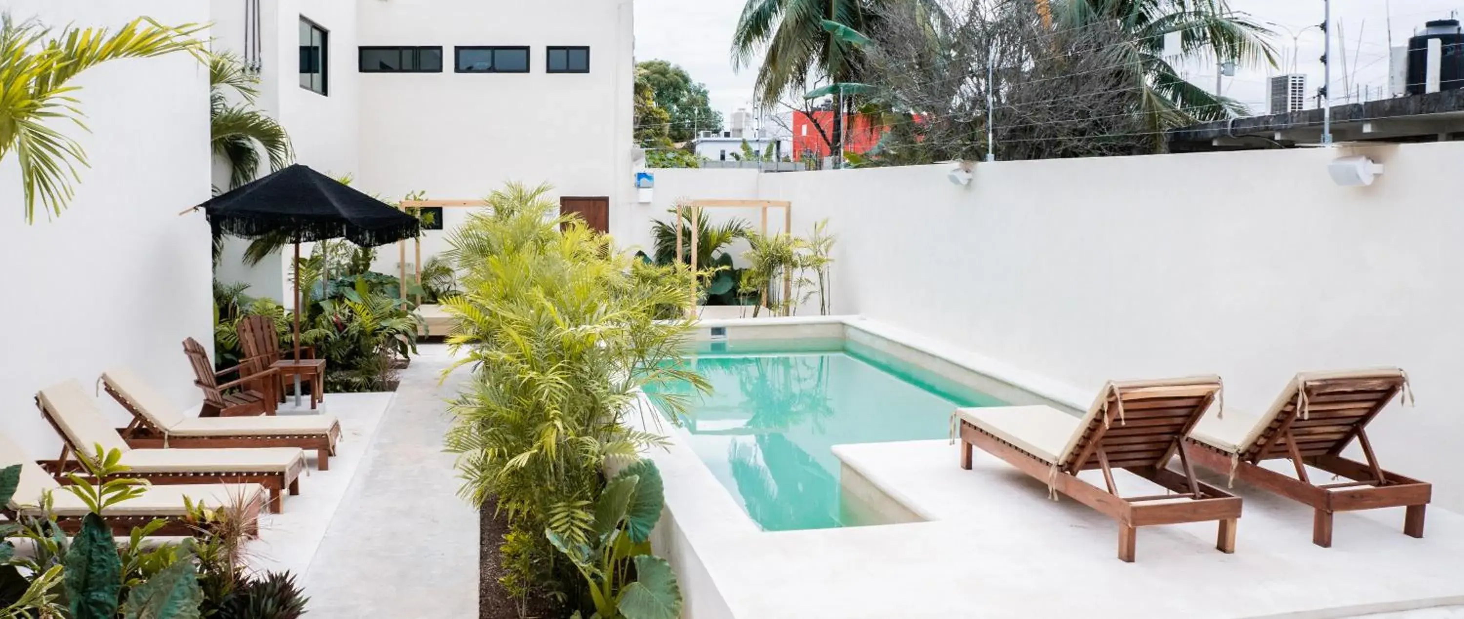 Swimming pool in Mayanah Bacalar Swimming pool in Mayanah Bacalar