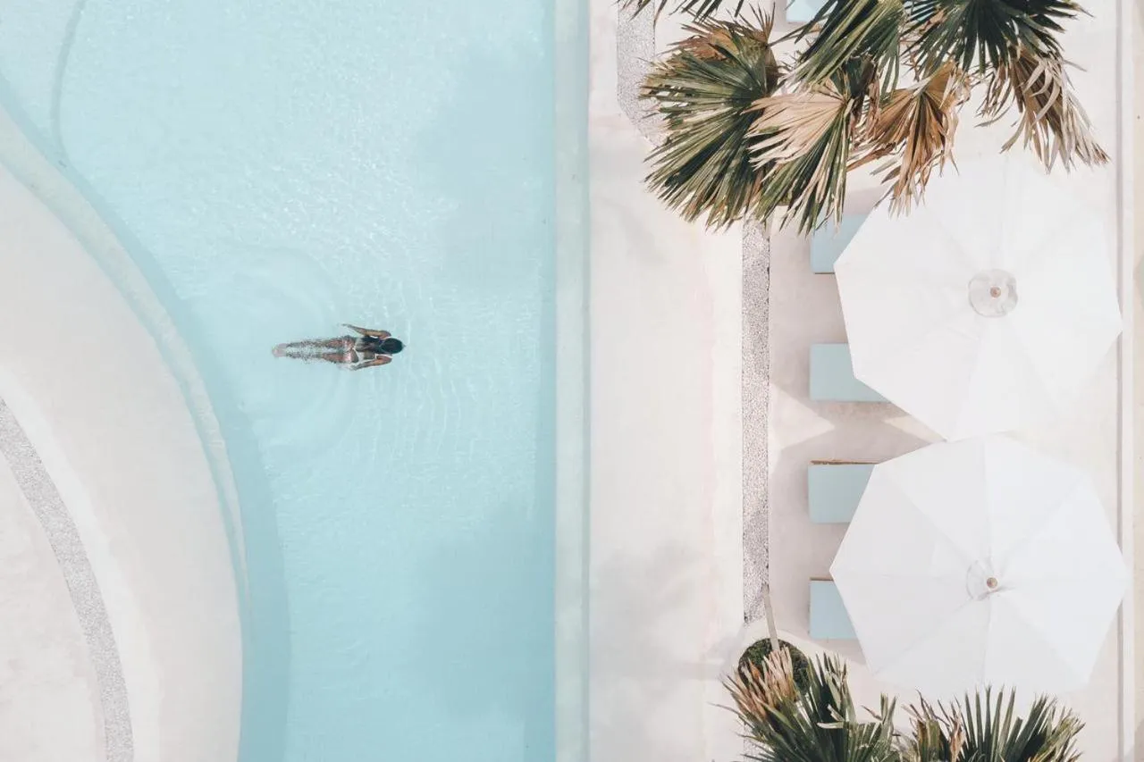 Pool view in Canggu Village Accommodation