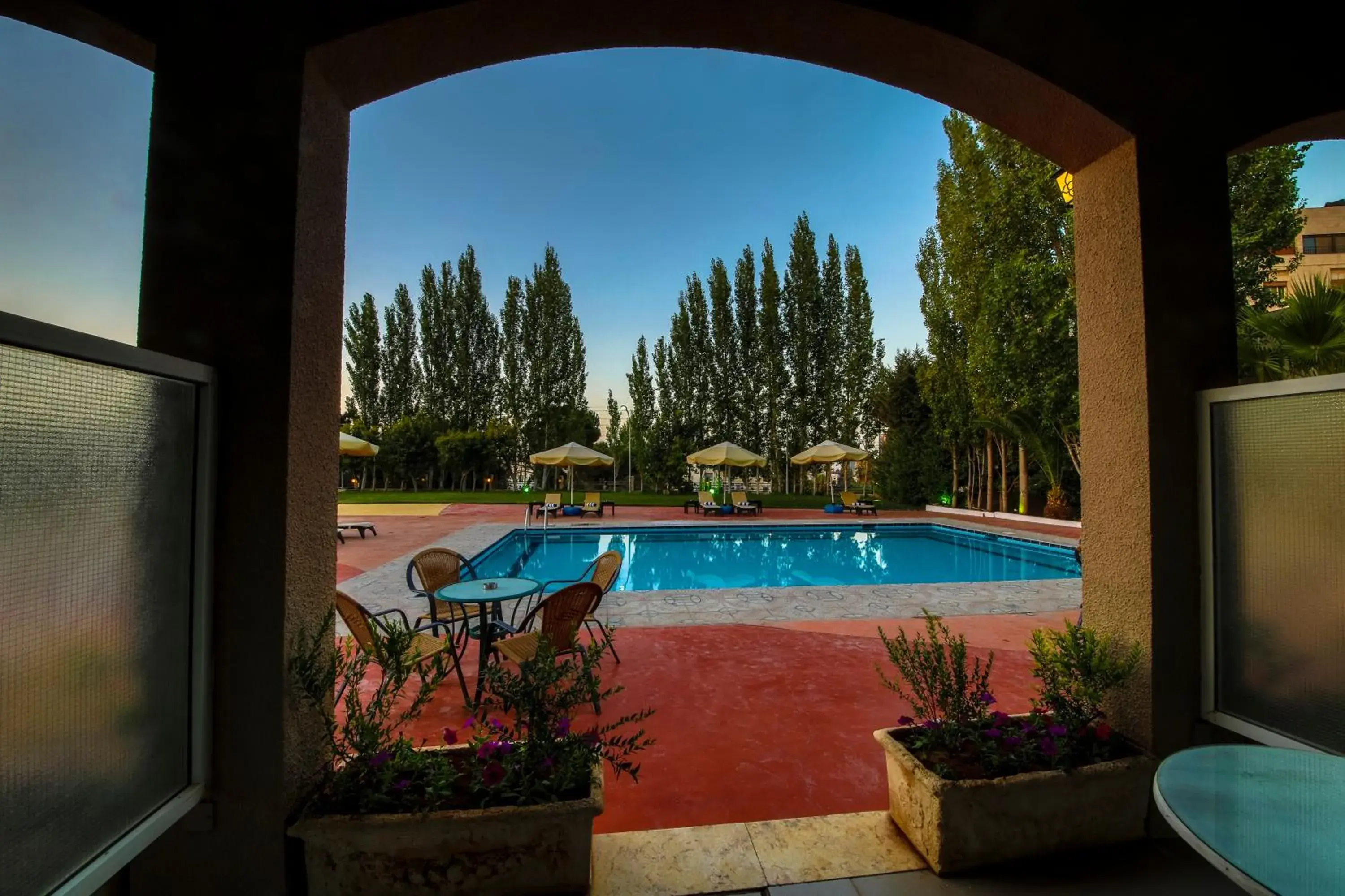 Pool view in Century Park Hotel Pool view in Century Park Hotel