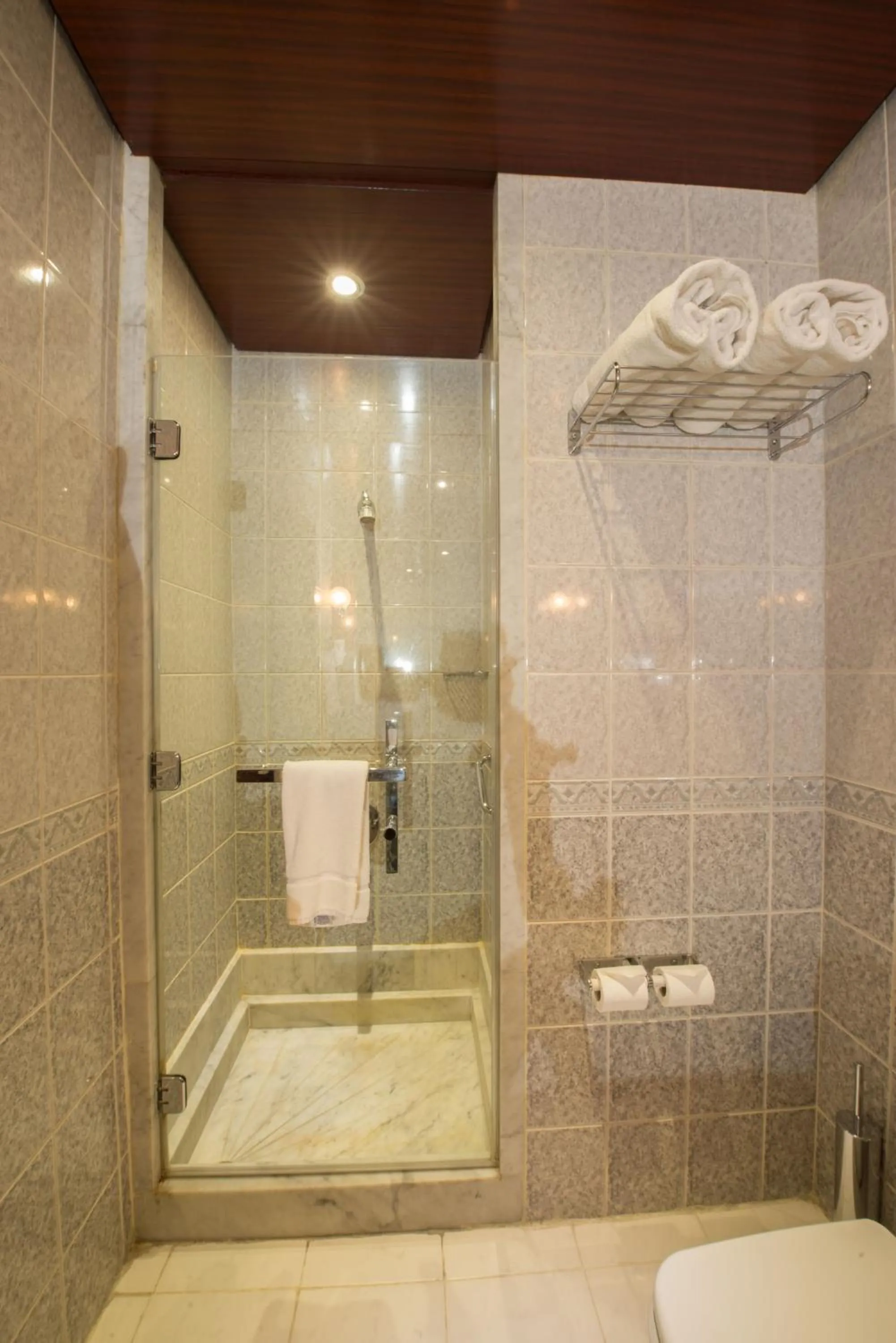 Shower in Century Park Hotel