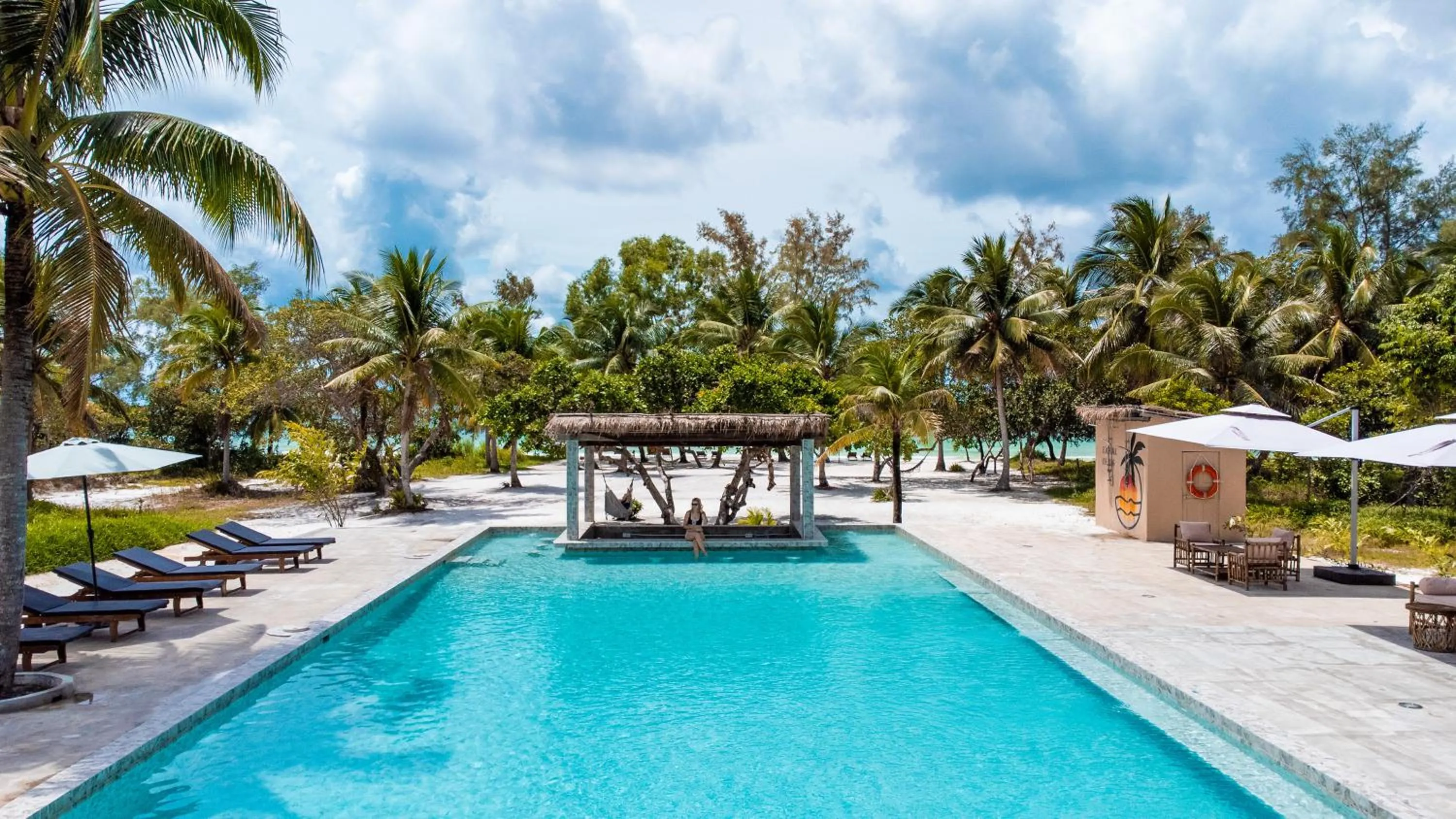Swimming pool in BeachWalk Koh Rong