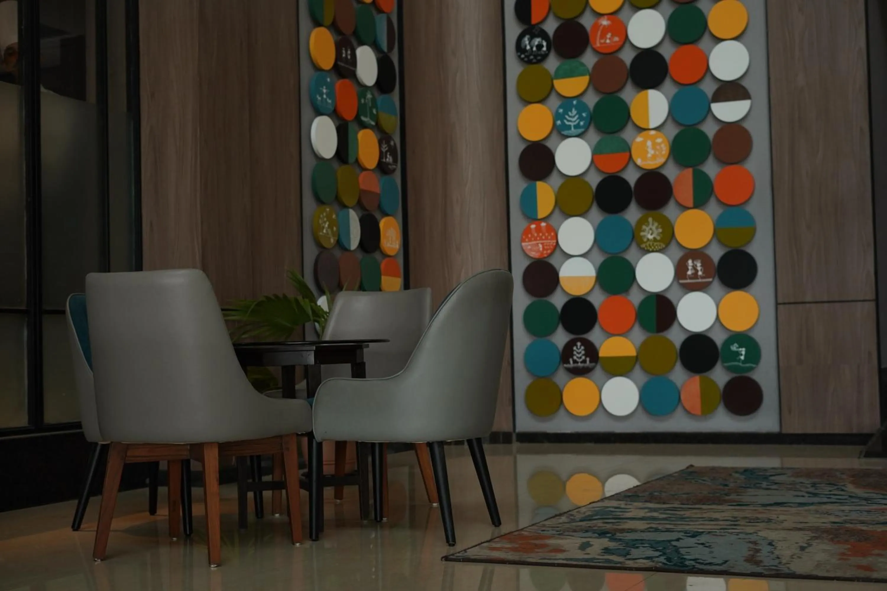 Lobby or reception in Grand Sarovar Portico, Latur