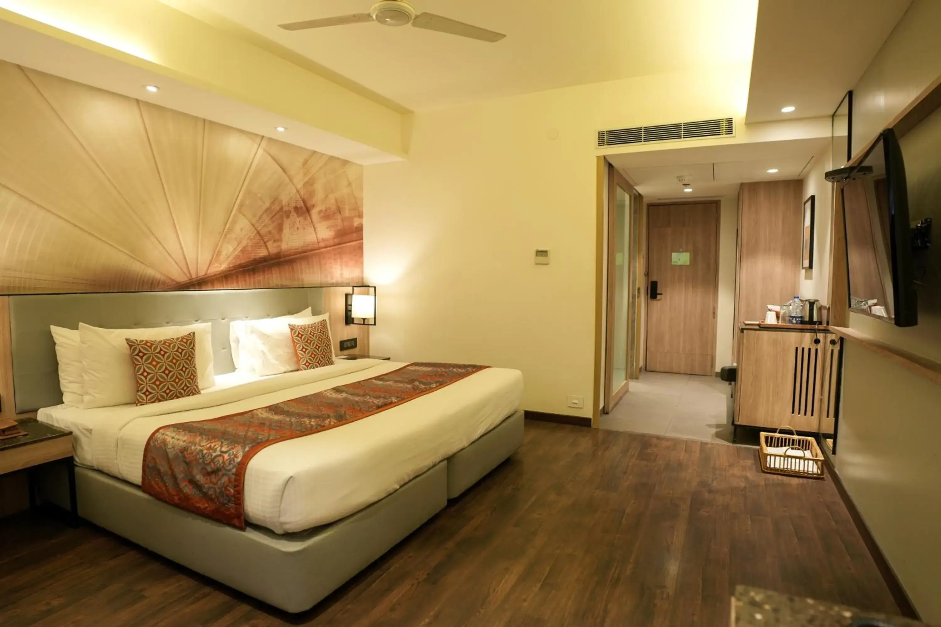 View (from property/room), Bed in Grand Sarovar Portico, Latur View (from property/room), Bed in Grand Sarovar Portico, Latur