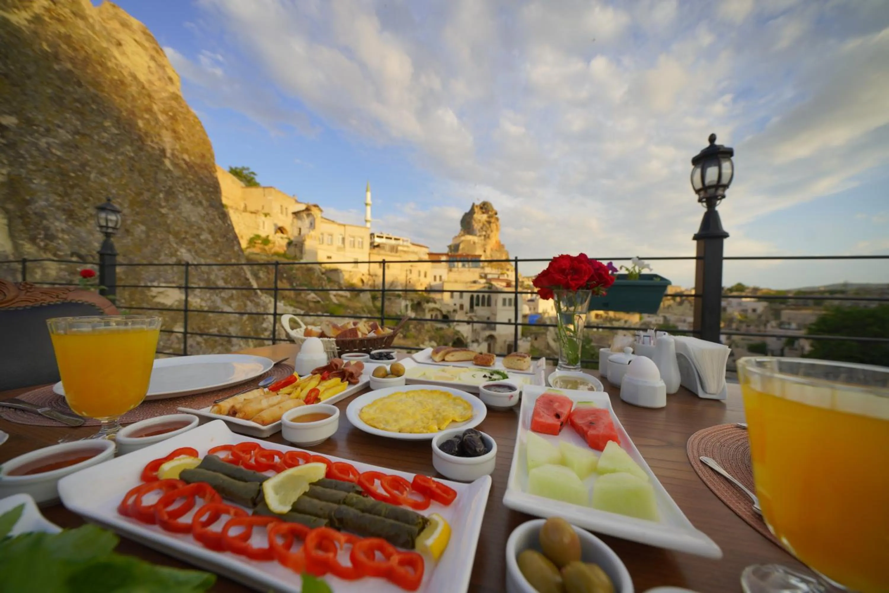 Breakfast in Serenus Cave Suites