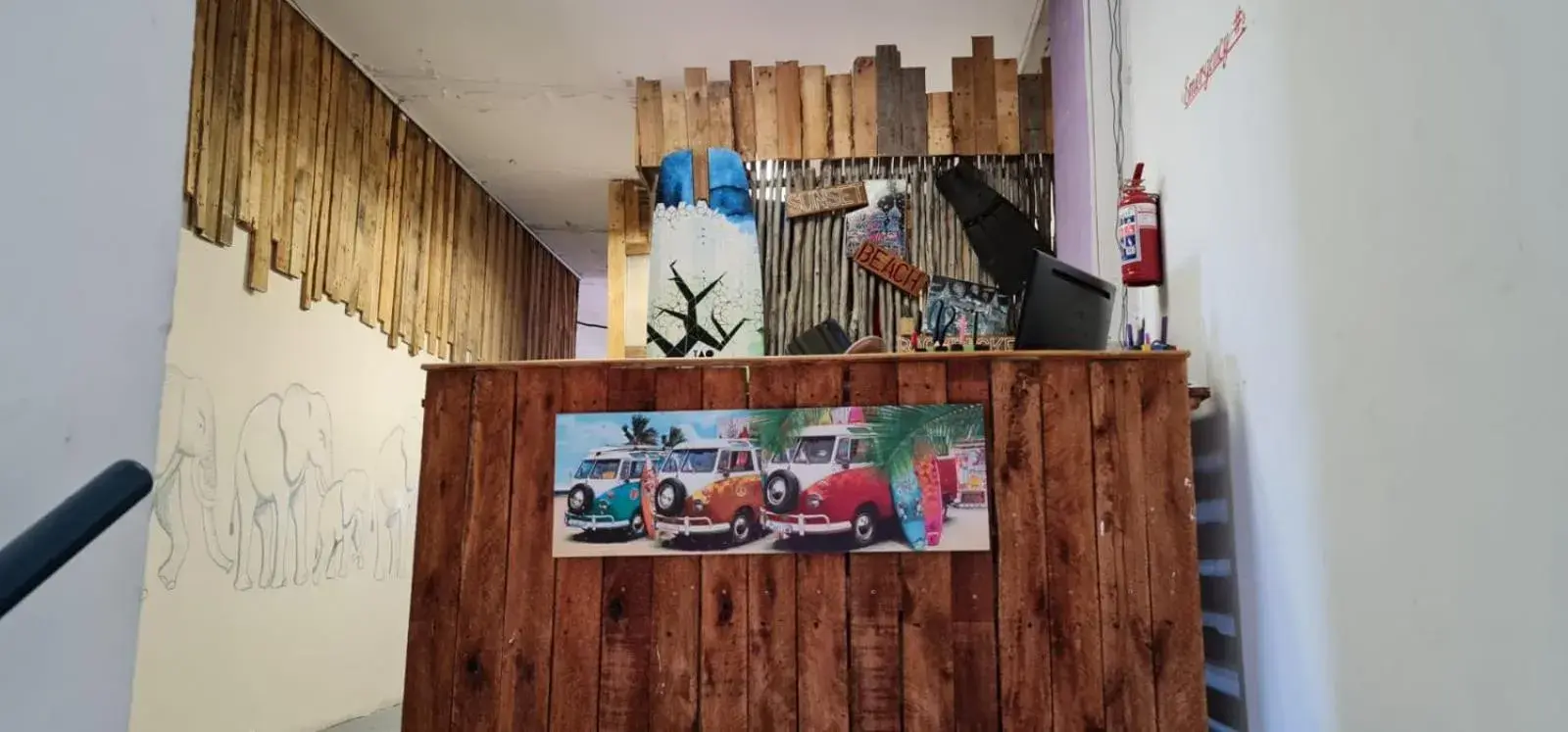 Lobby or reception in Sunset beach backpackers Lobby or reception in Sunset beach backpackers