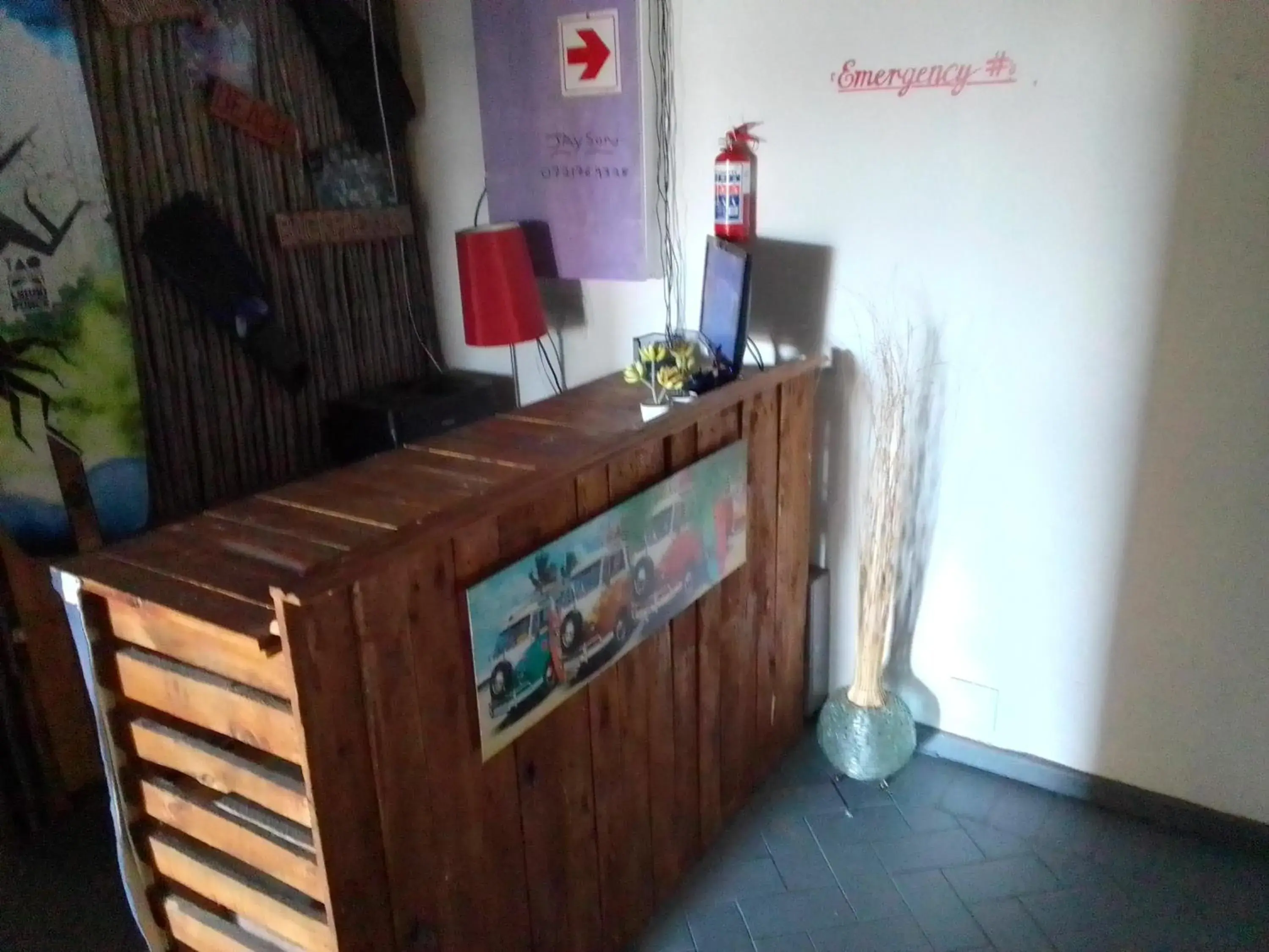 Lobby or reception in Sunset beach backpackers Lobby or reception in Sunset beach backpackers