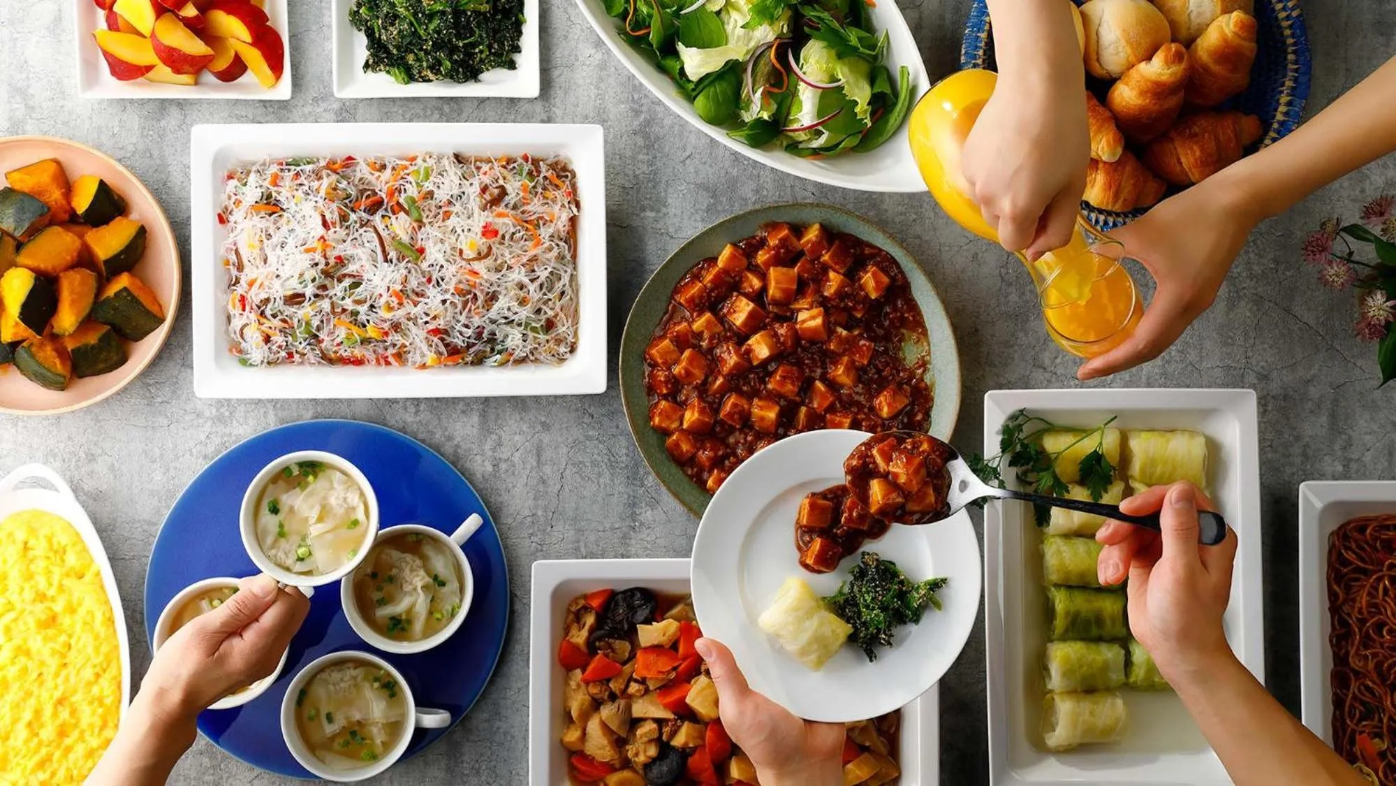 Breakfast in Toyoko Inn Shin takaoka eki Shinkansen Minami guchi