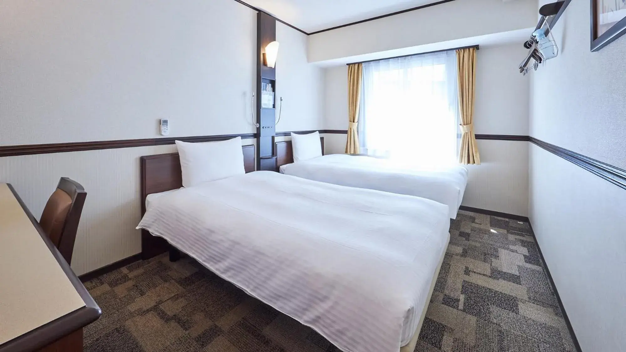 Bedroom, Bed in Toyoko Inn Shin takaoka eki Shinkansen Minami guchi Bedroom, Bed in Toyoko Inn Shin takaoka eki Shinkansen Minami guchi