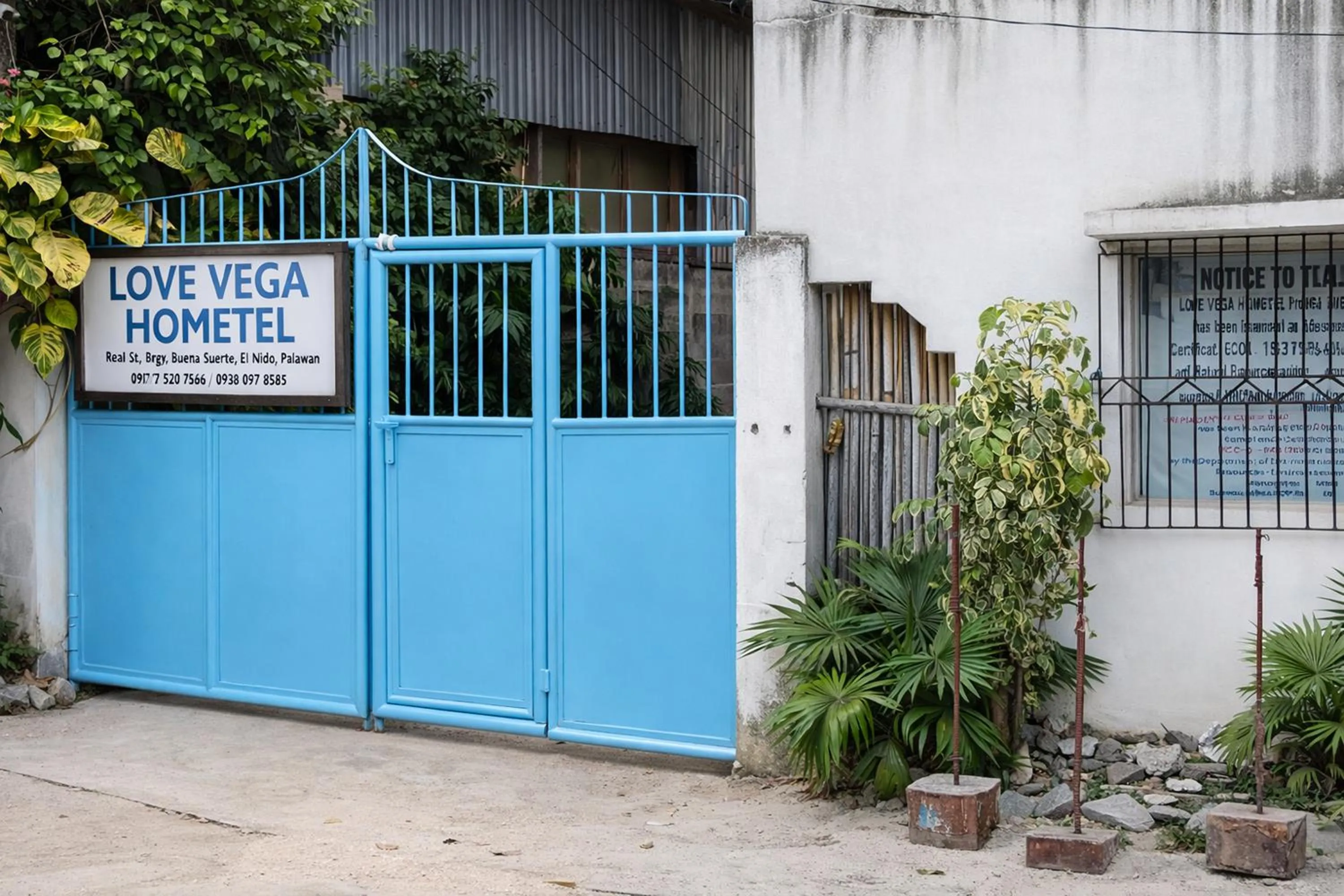 Property building in Love Vega Hometel El Nido near Beach