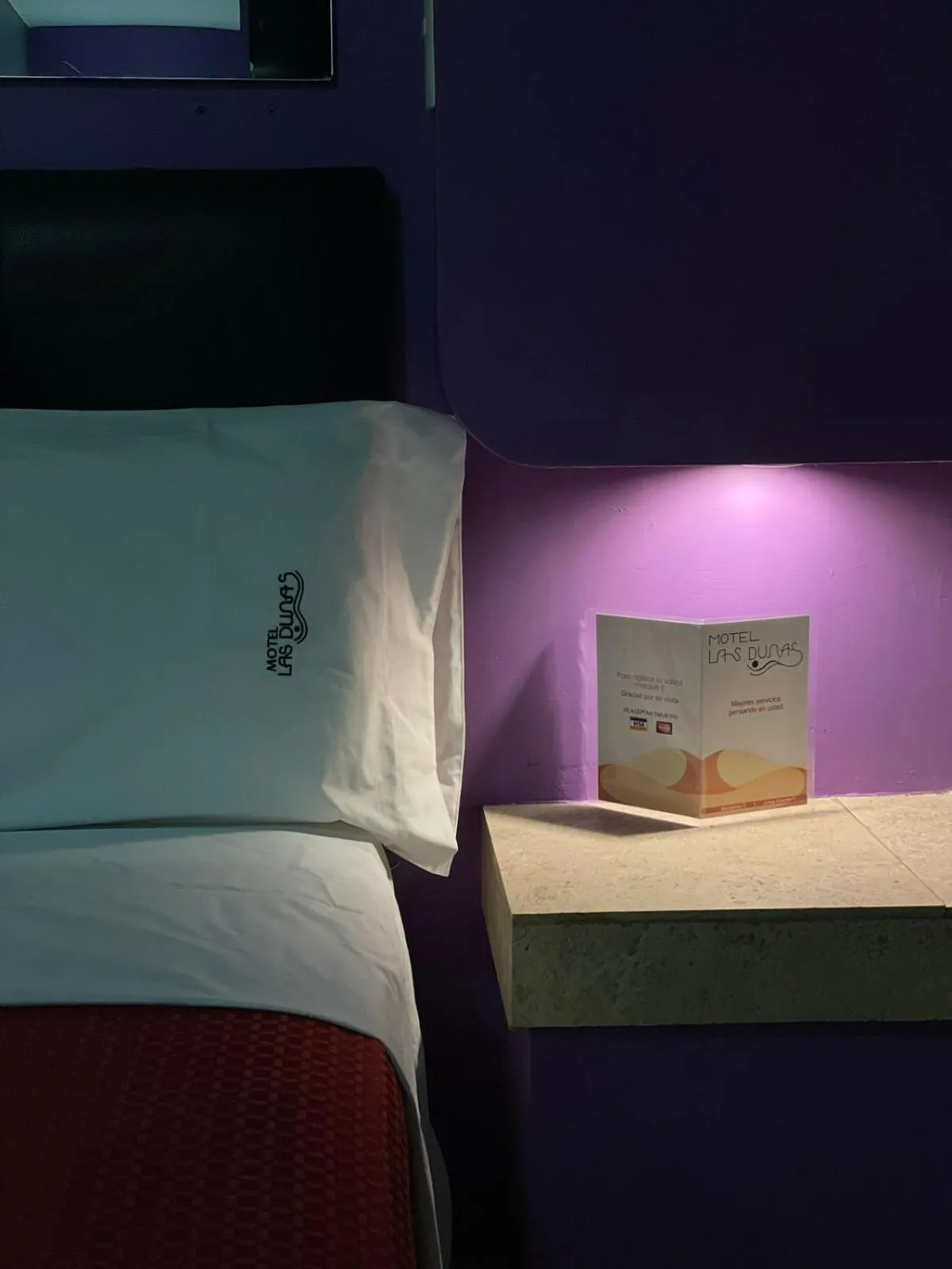 Bed in Motel Las Dunas