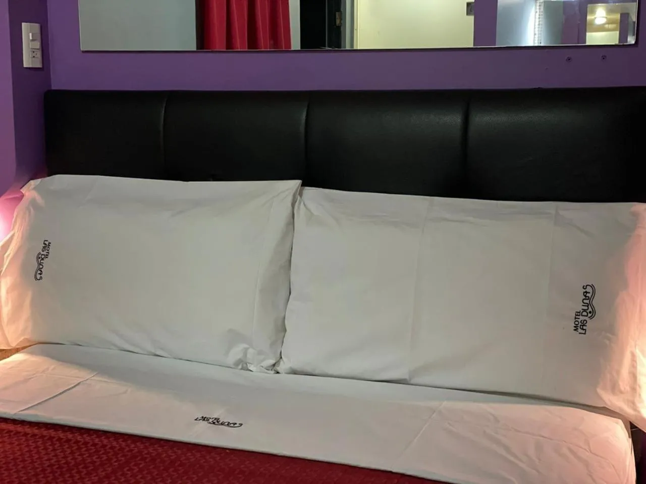 Bed in Motel Las Dunas