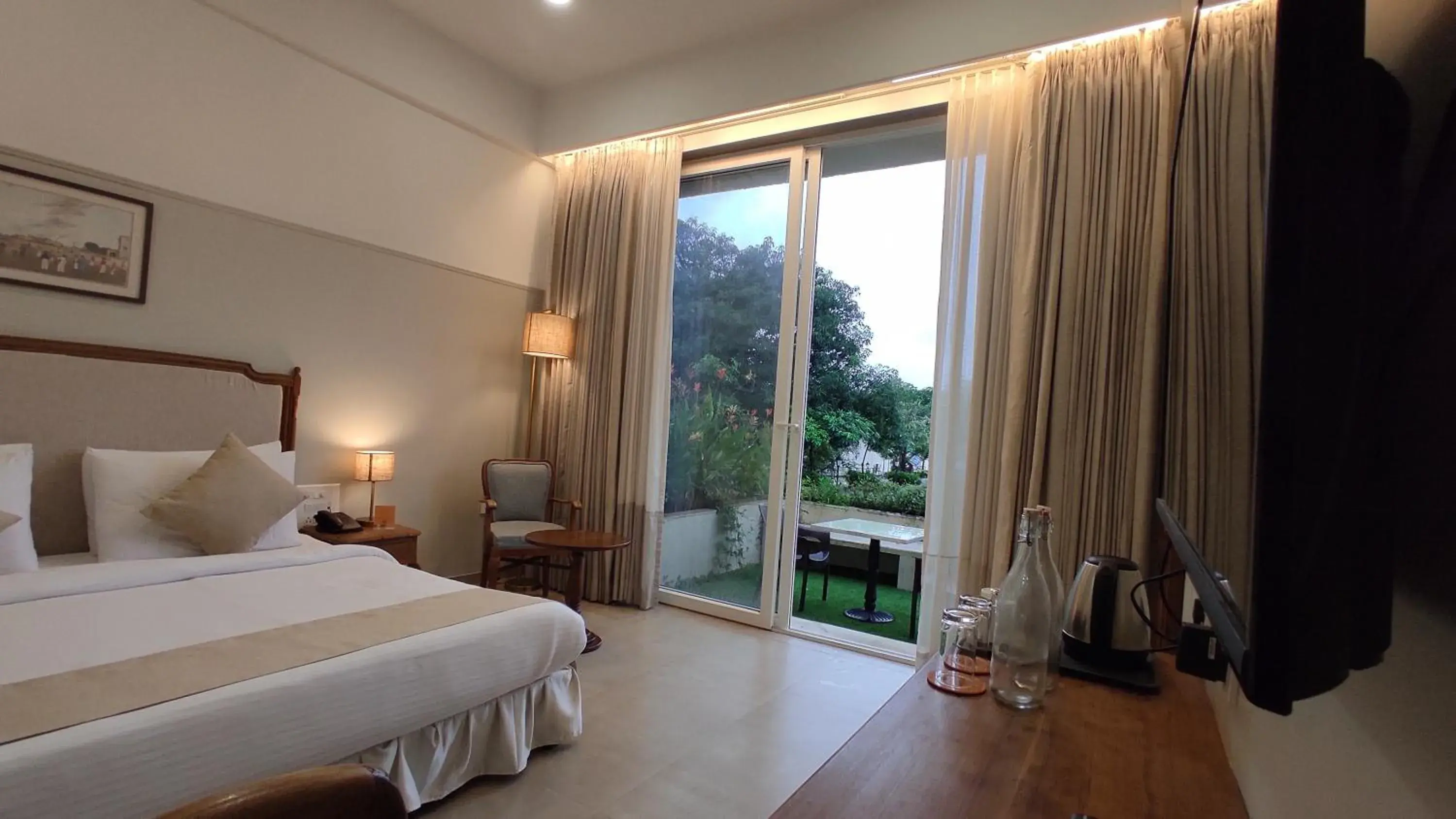 View (from property/room), Bed in juSTa Rudra Resort & Spa View (from property/room), Bed in juSTa Rudra Resort & Spa