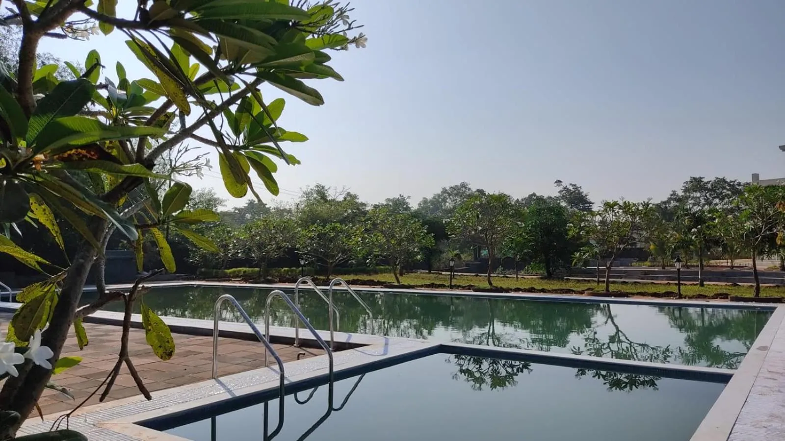 Swimming pool in juSTa Rudra Resort & Spa