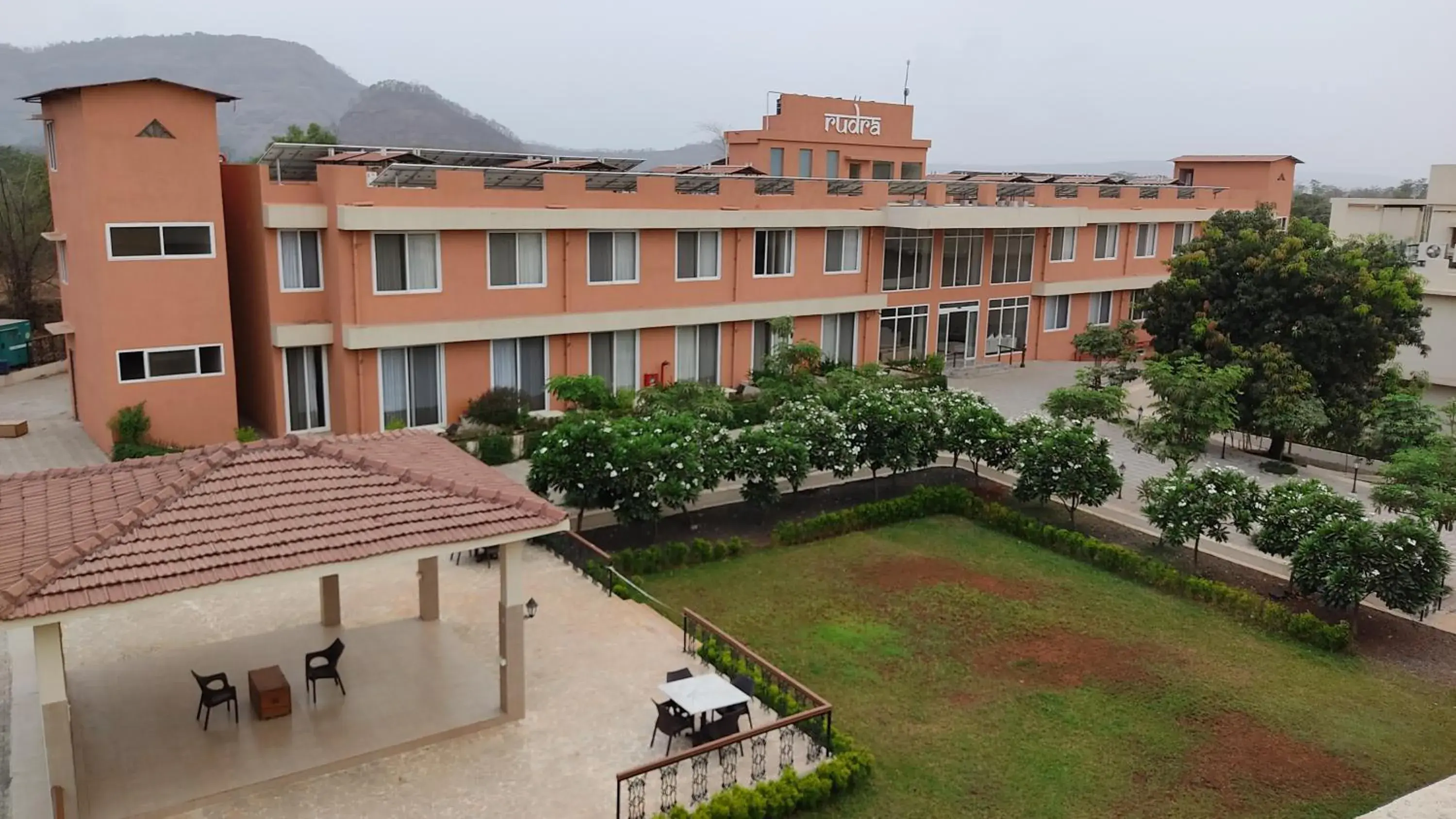 Bird's eye view in juSTa Rudra Resort & Spa Bird's eye view in juSTa Rudra Resort & Spa