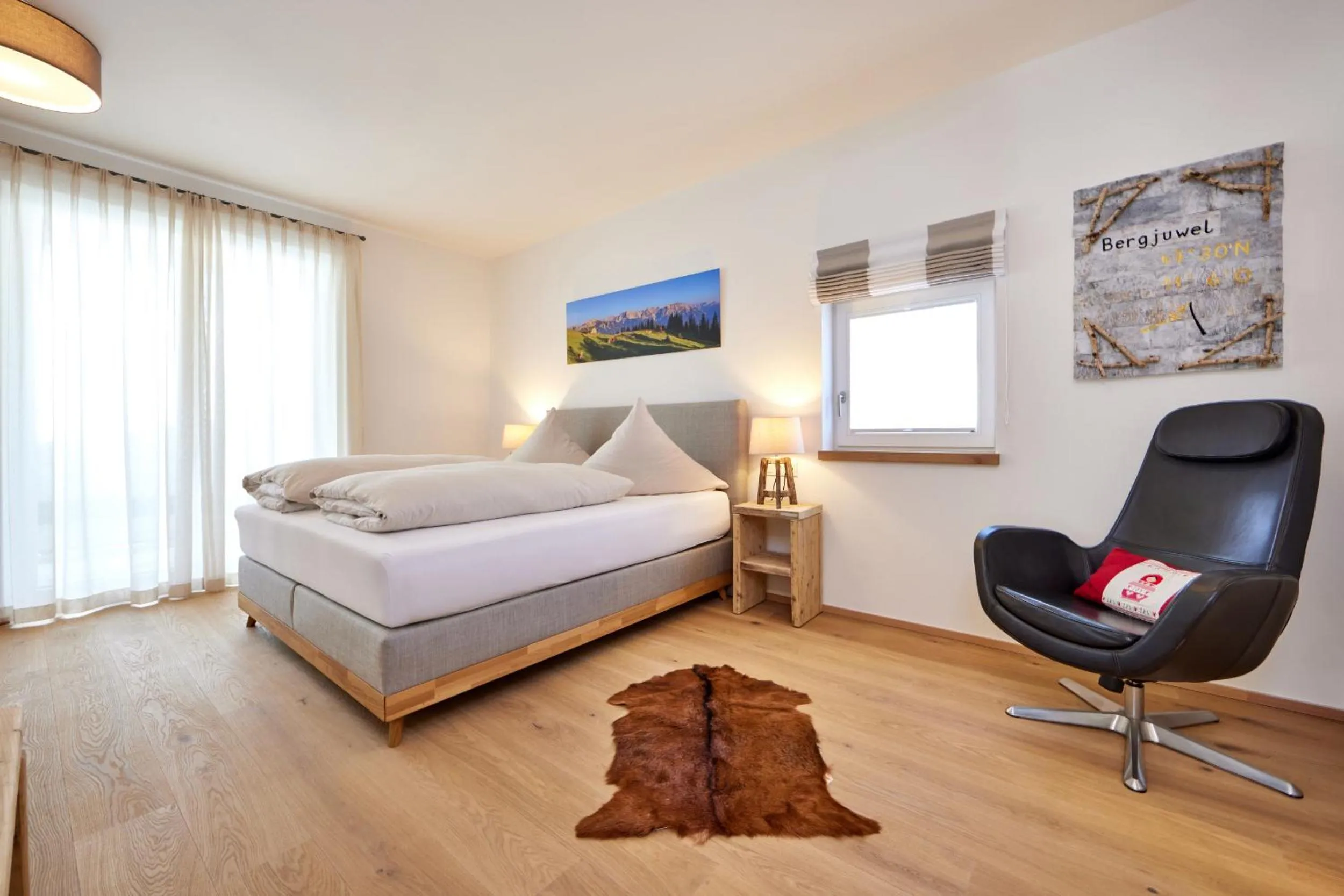 Bedroom, Bed in BergJuwel