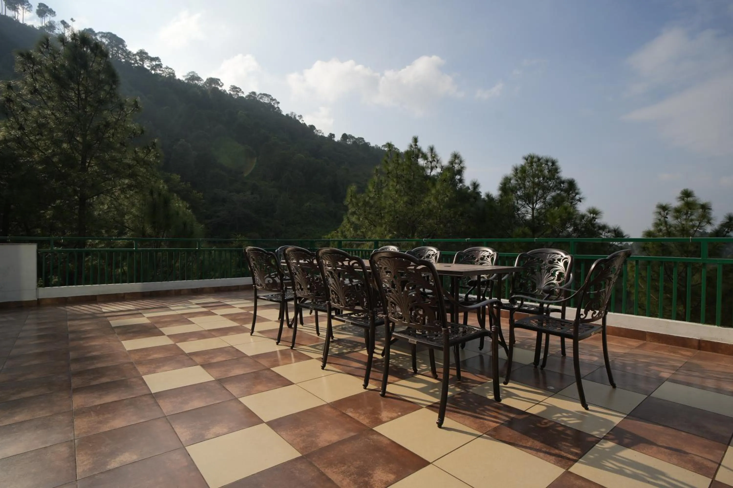 Balcony/Terrace in Pineland Resorts & Chalets Kasauli