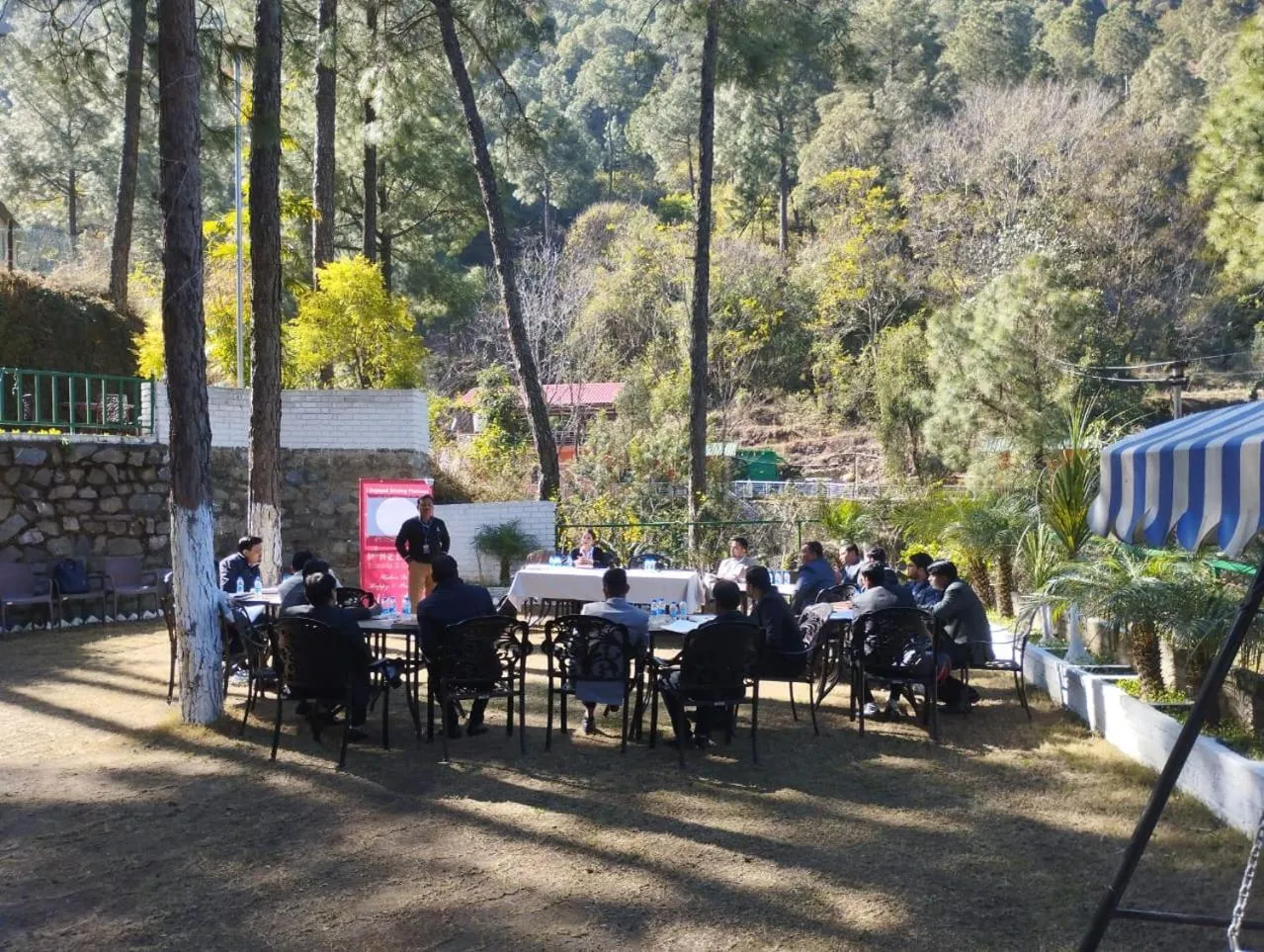 group of guests in Pineland Resorts & Chalets Kasauli