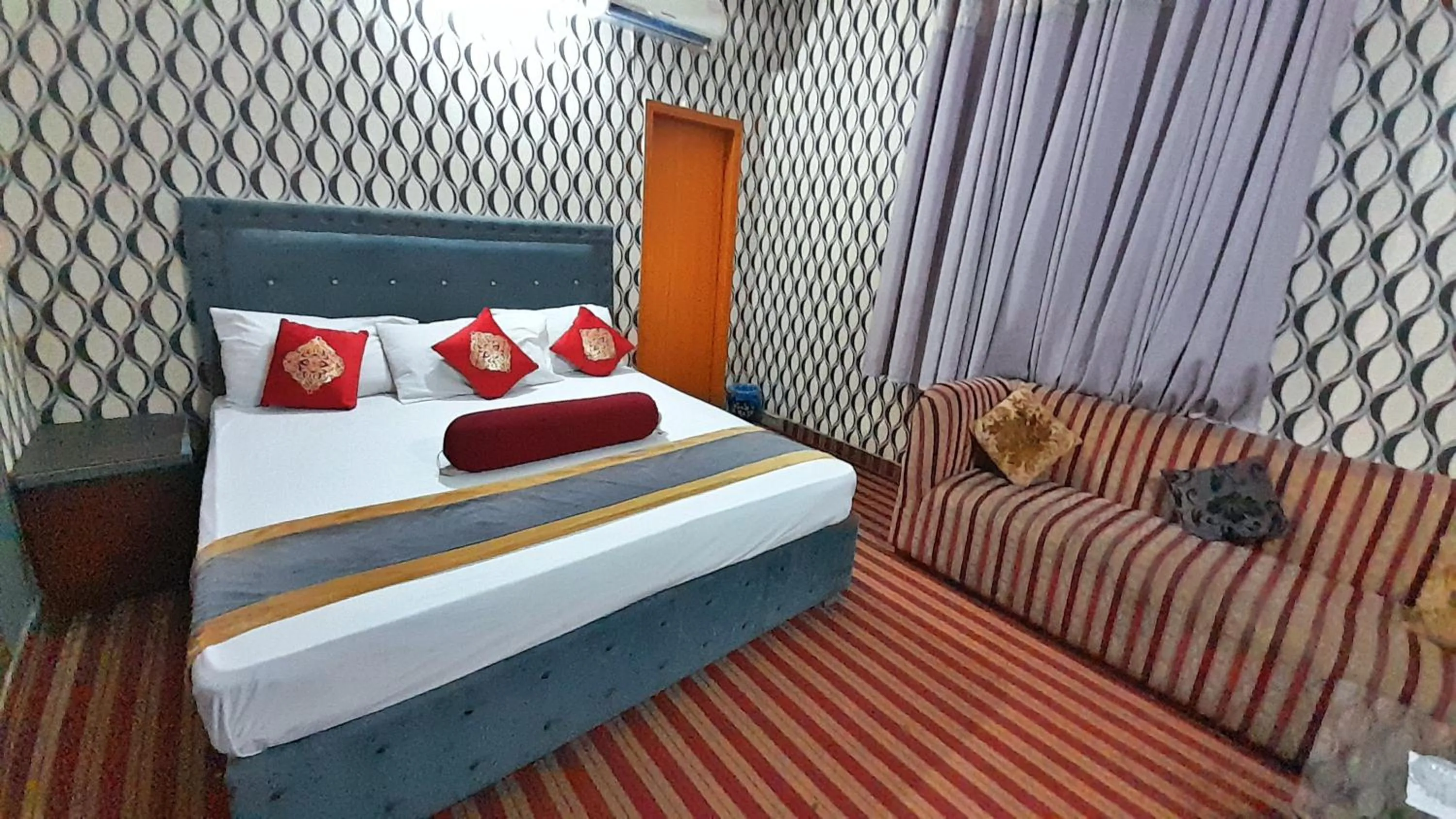 Bed in Hotel Super Seven