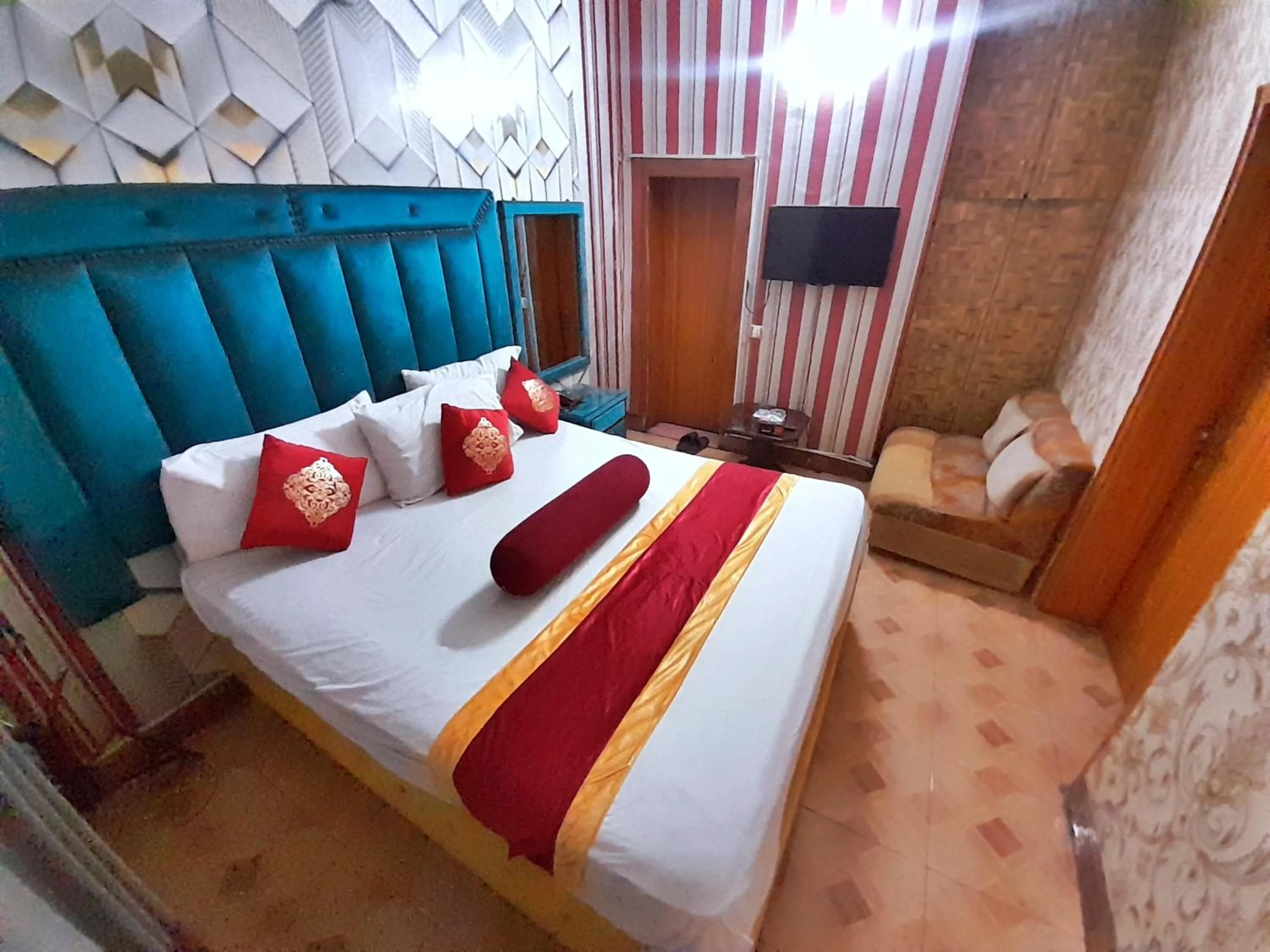 Bed in Hotel Super Seven