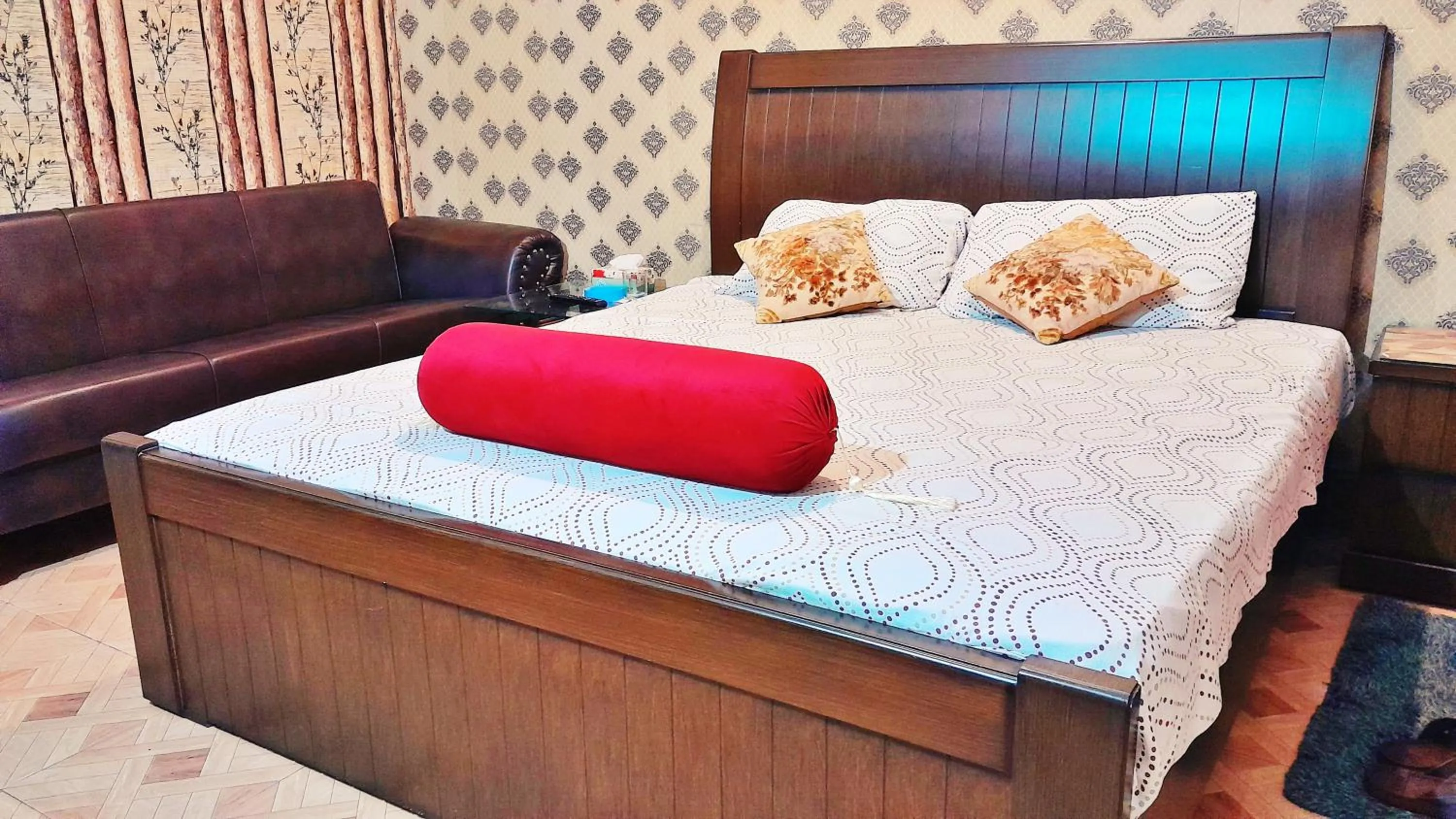 Bed in Hotel Super Seven