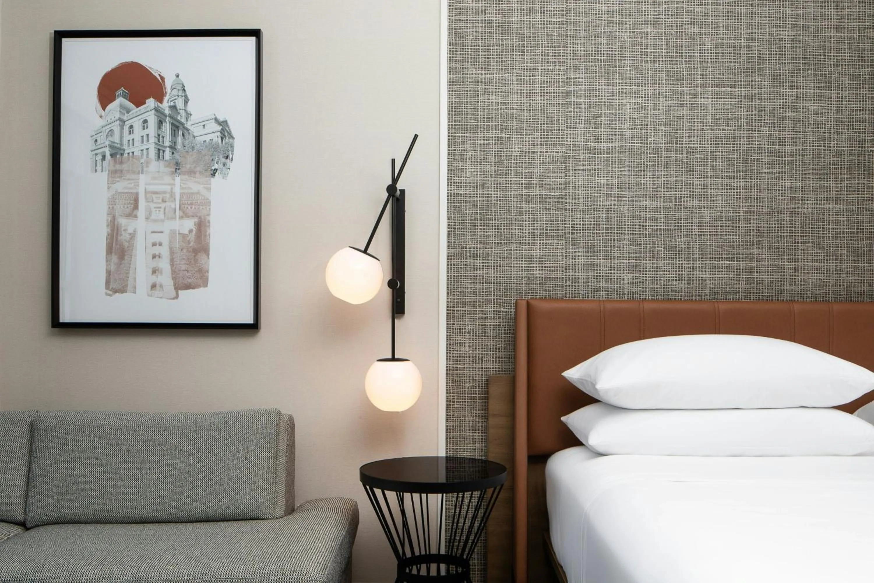 Photo of the whole room, Bed in Sheraton Fort Worth Downtown Hotel